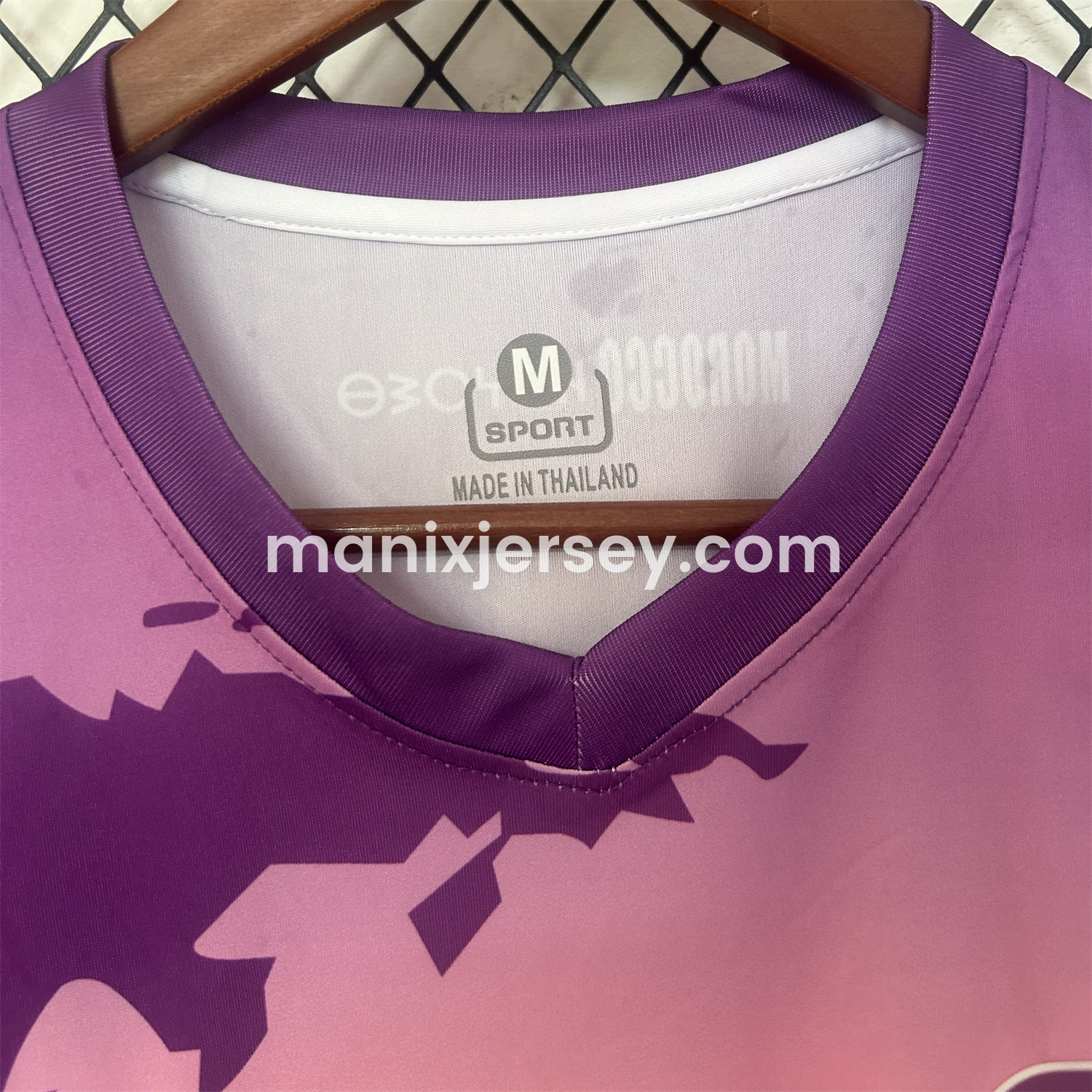 ManixJersey.com | Morocco 25-26 Purple Pattern Pink Training Jersey - Fans Version -Customize Name, Number and Patch | Worldwide Shipping