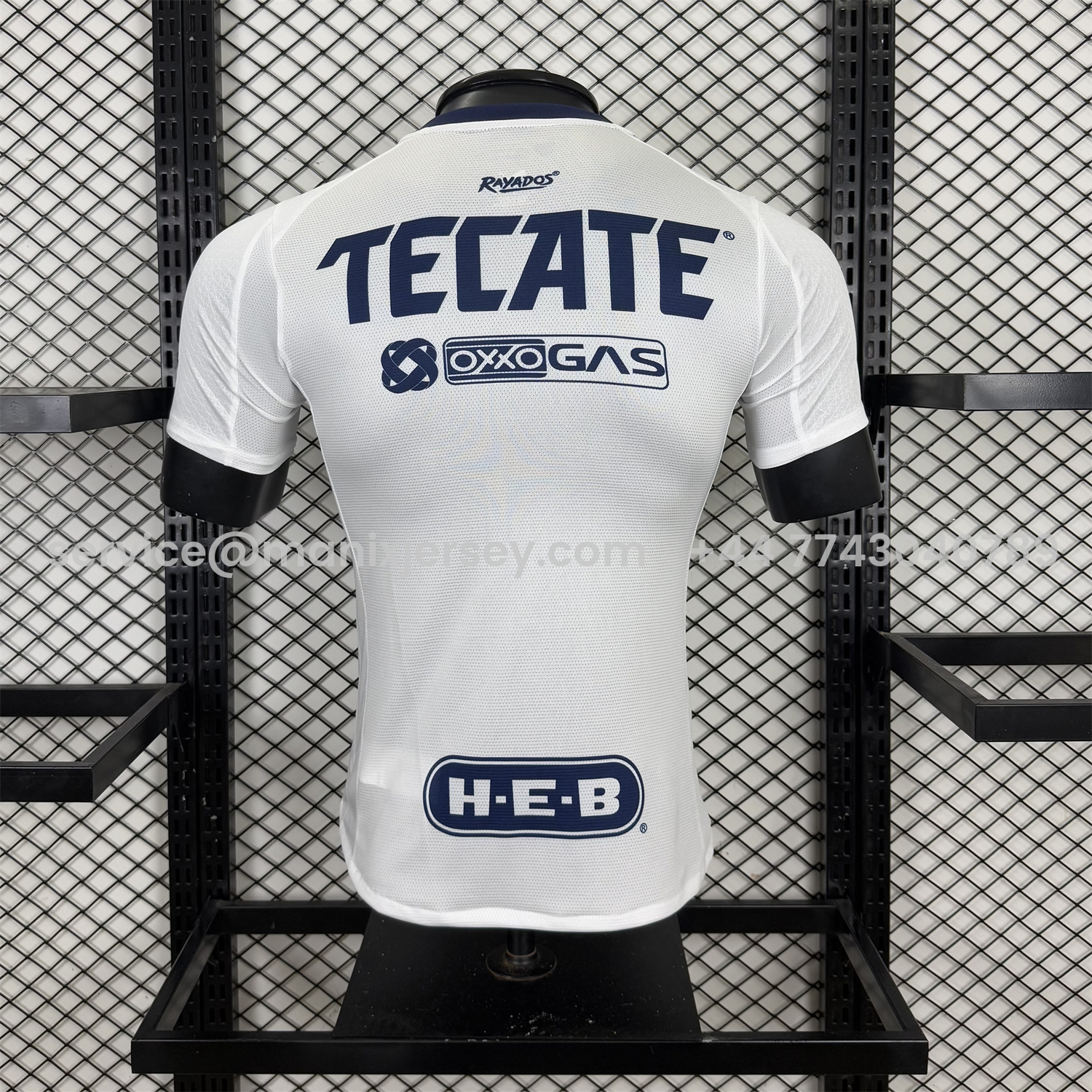 ManixJersey.com | Rayados Monterrey 25-26 Away White Jersey - Player Version -Customize Name, Number and Patch | Worldwide Shipping