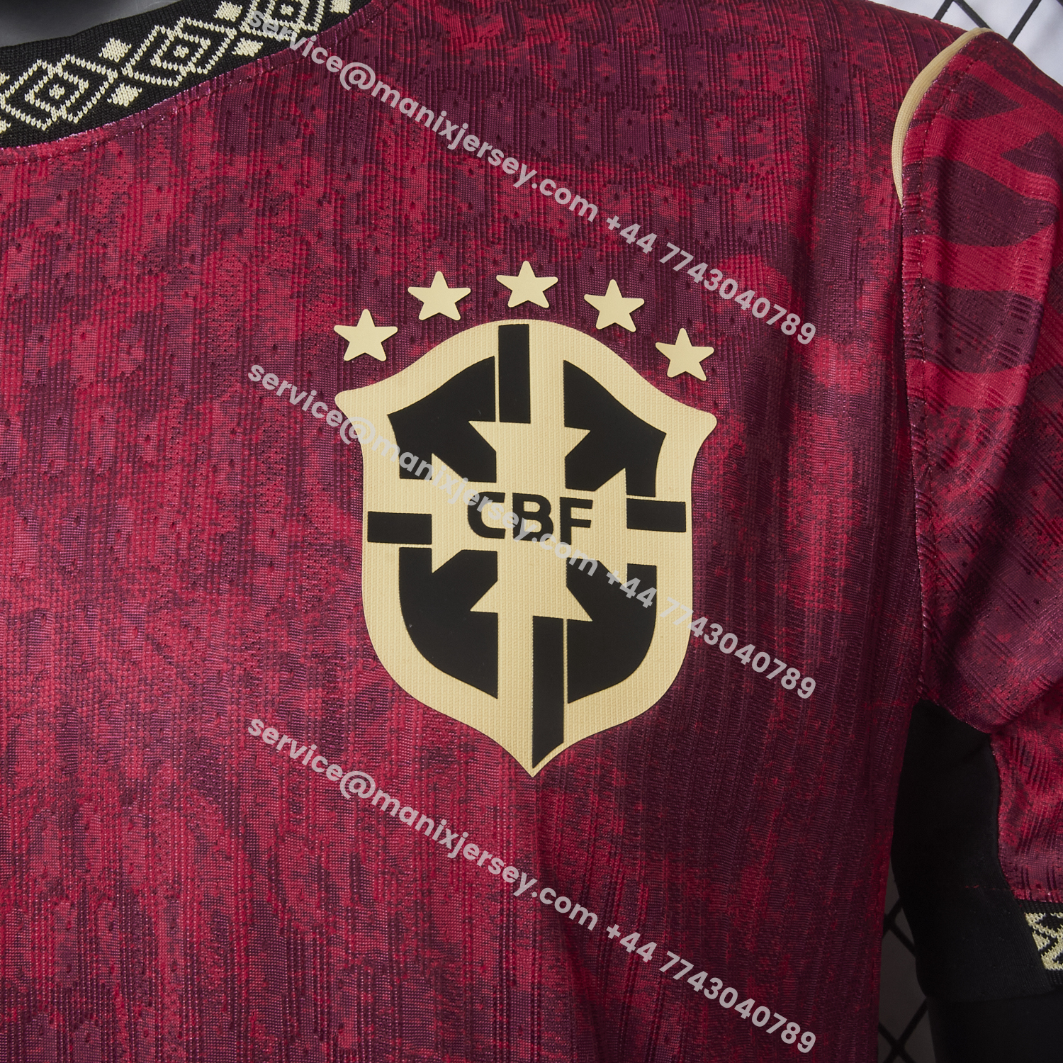 ManixJersey.com | Brazil 2026 Red Special Jersey - Player Version -Customize Name, Number and Patch | Worldwide Shipping