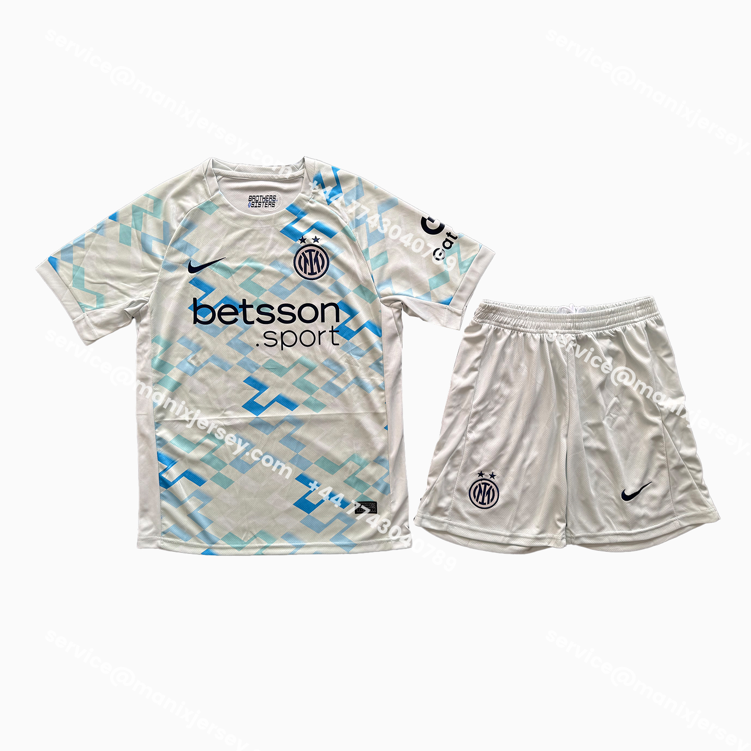 ManixJersey.com | Inter Milan 25-26 Away Men's Adult Jersey Set - Fans Version -Customize Name, Number and Patch | Worldwide Shipping