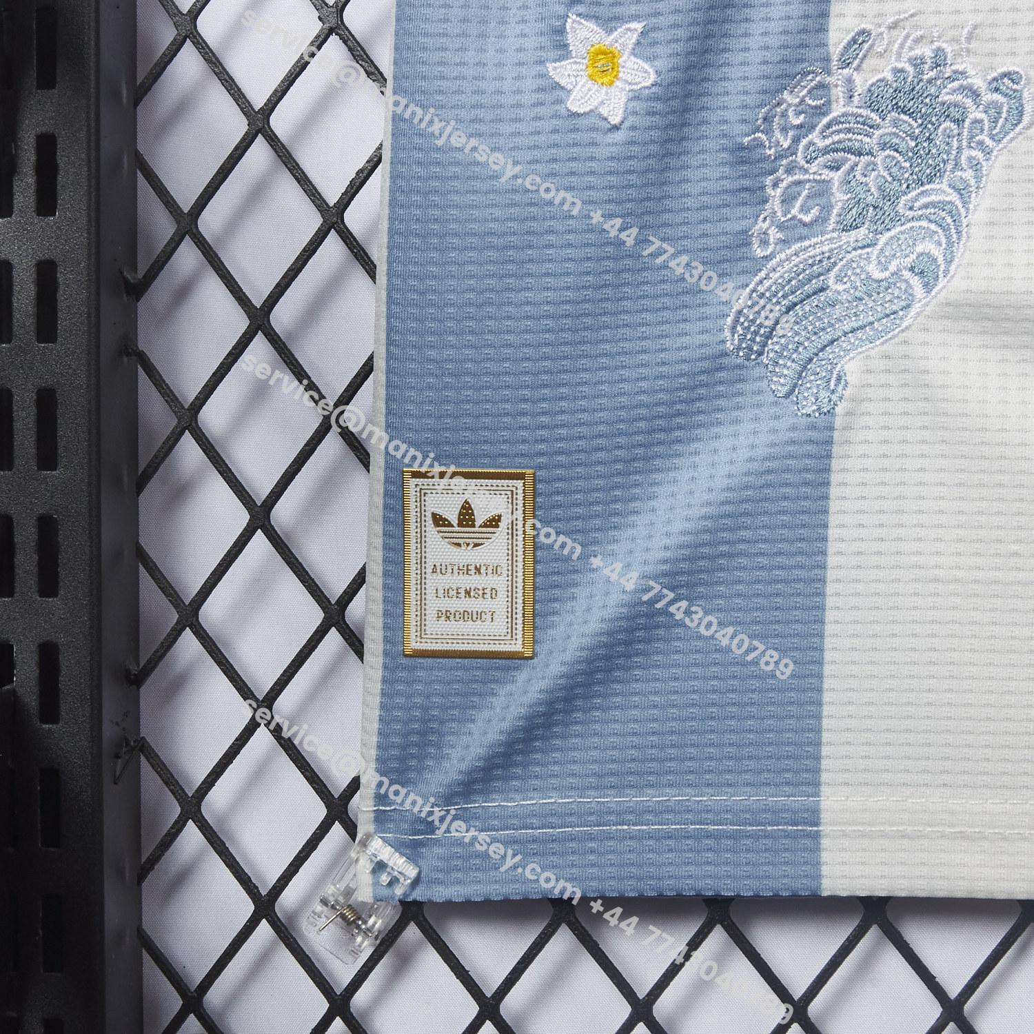 ManixJersey.com | 【Embroidered Flower Version】Argentina 25-26 50th Anniversary Jersey - Player Version -Customize Name, Number and Patch | Worldwide Shipping