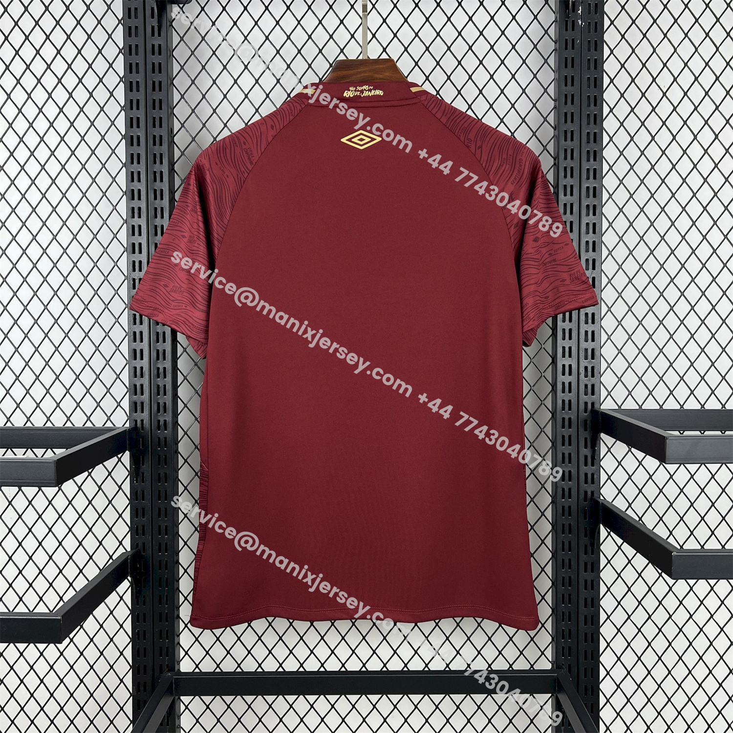 ManixJersey.com | Fluminense 25-26 Third Red Jersey - Fans Version -Customize Name, Number and Patch | Worldwide Shipping