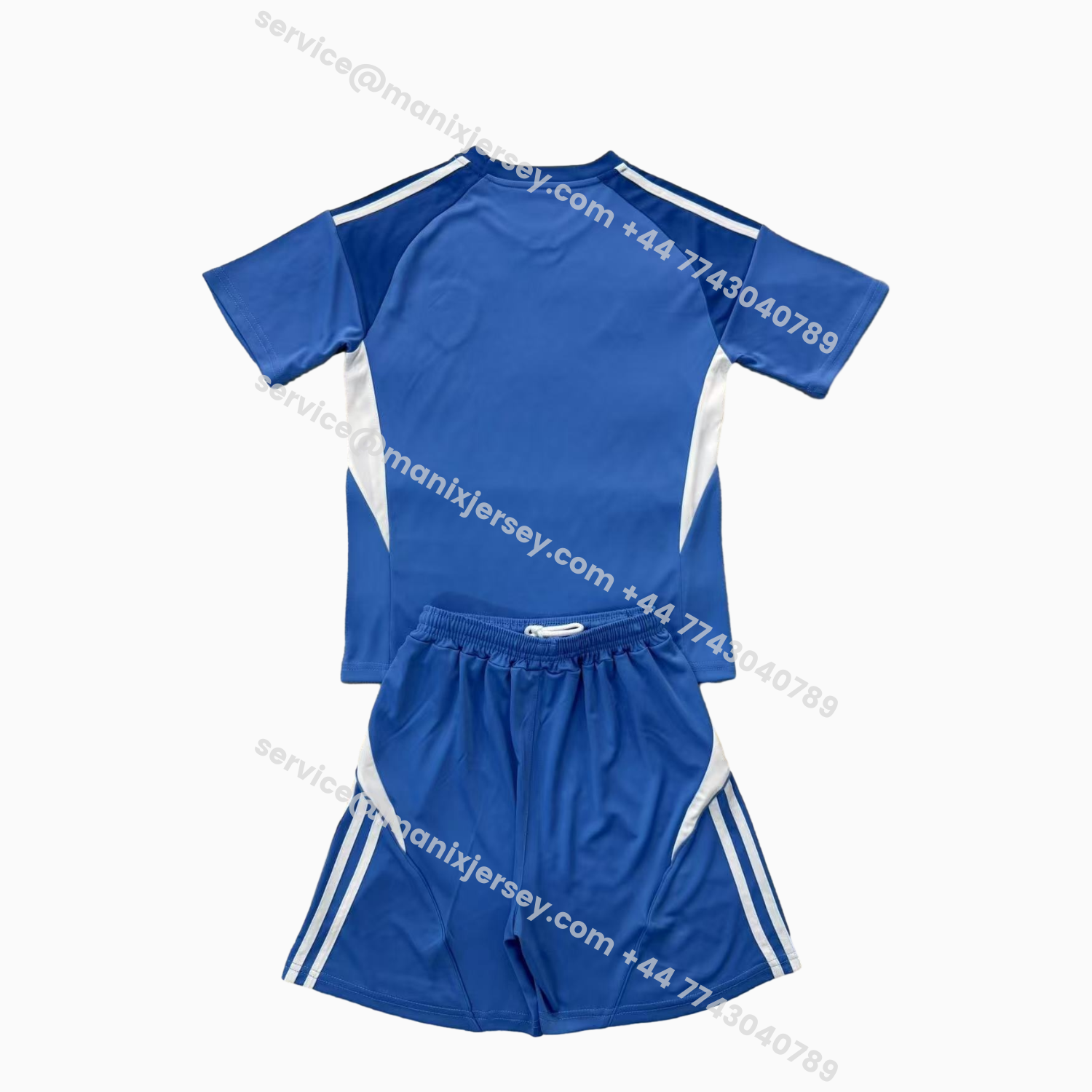 ManixJersey.com | Leeds United 25-26 Blue Goalkeeper Kids Kit -Customize Name, Number and Patch | Worldwide Shipping