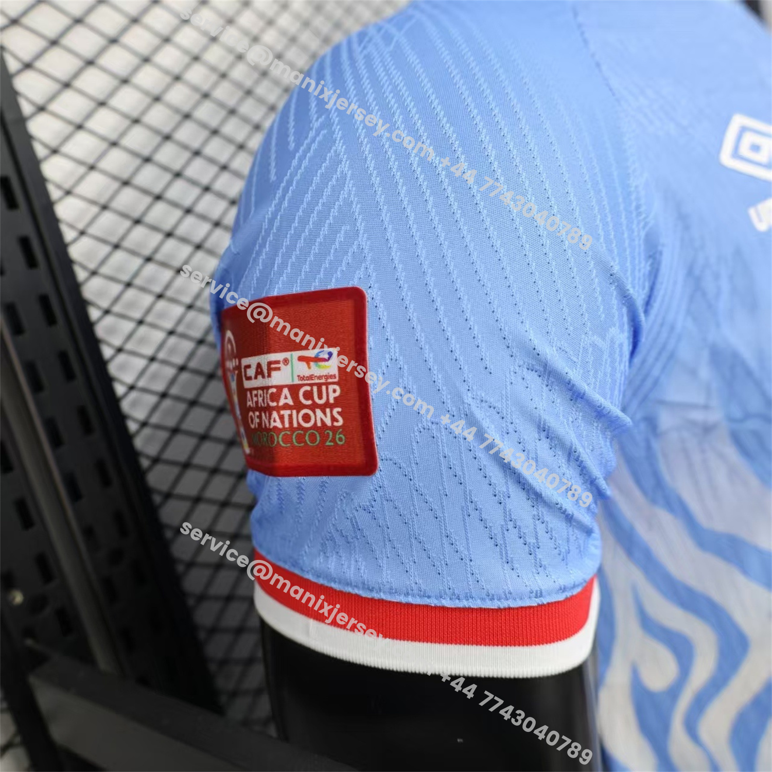 ManixJersey.com | Congo 2026 Home Blue Jersey - Player Version -Customize Name, Number and Patch | Worldwide Shipping