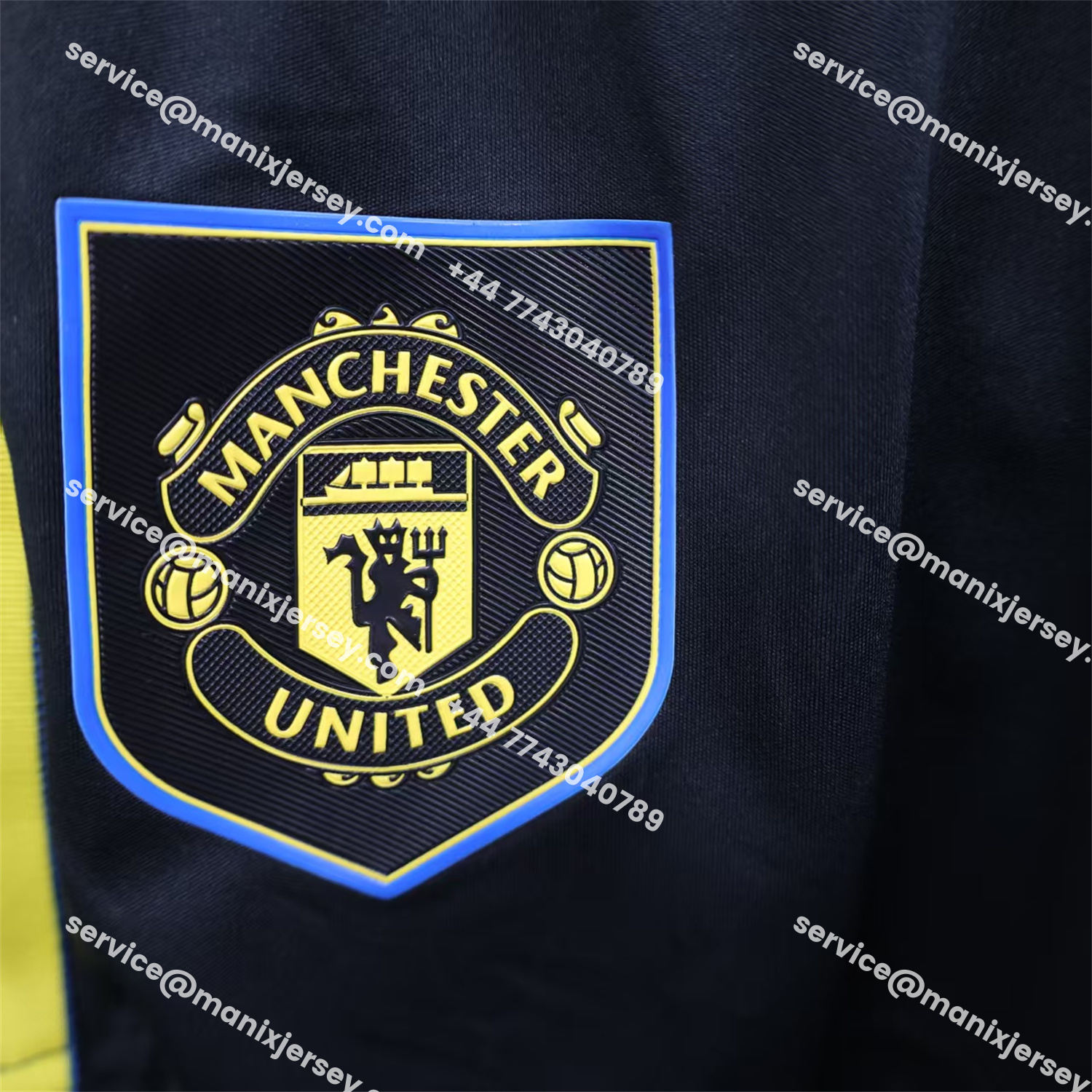 ManixJersey.com | Manchester United 25-26 Third Black Shorts - Player Version -Customize Name, Number and Patch | Worldwide Shipping