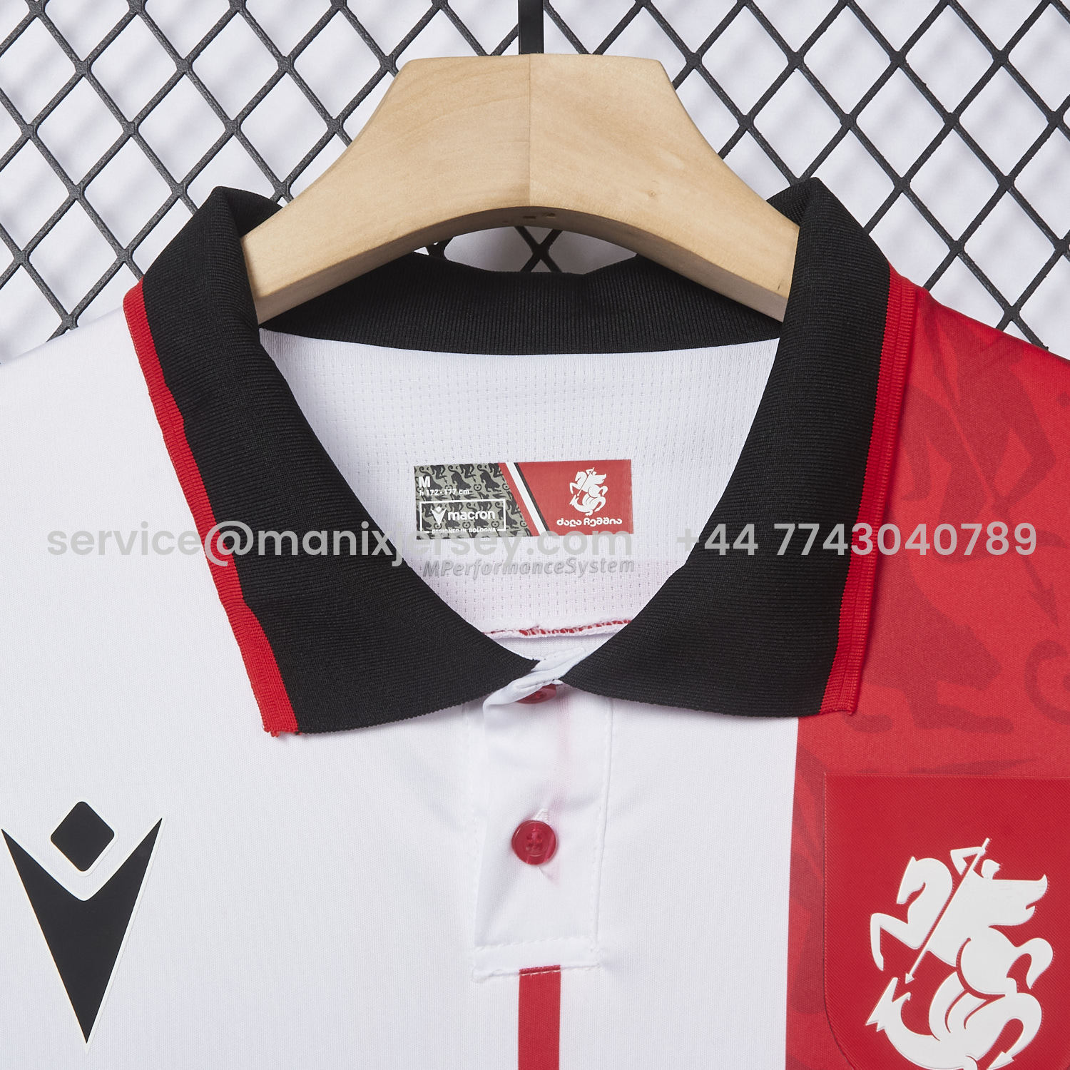 ManixJersey.com | Georgia 25-26 Home Jersey - Fans Version -Customize Name, Number and Patch | Worldwide Shipping