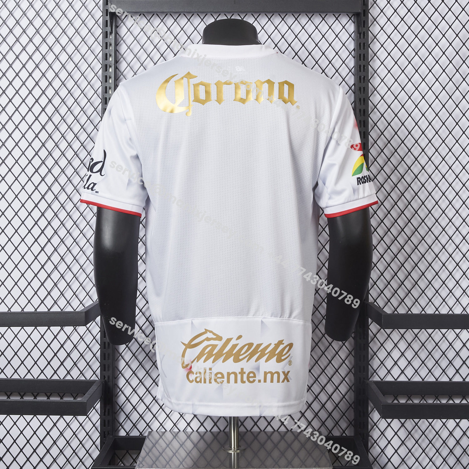 ManixJersey.com | Toluca 25-26 Away White Jersey - Player Version -Customize Name, Number and Patch | Worldwide Shipping