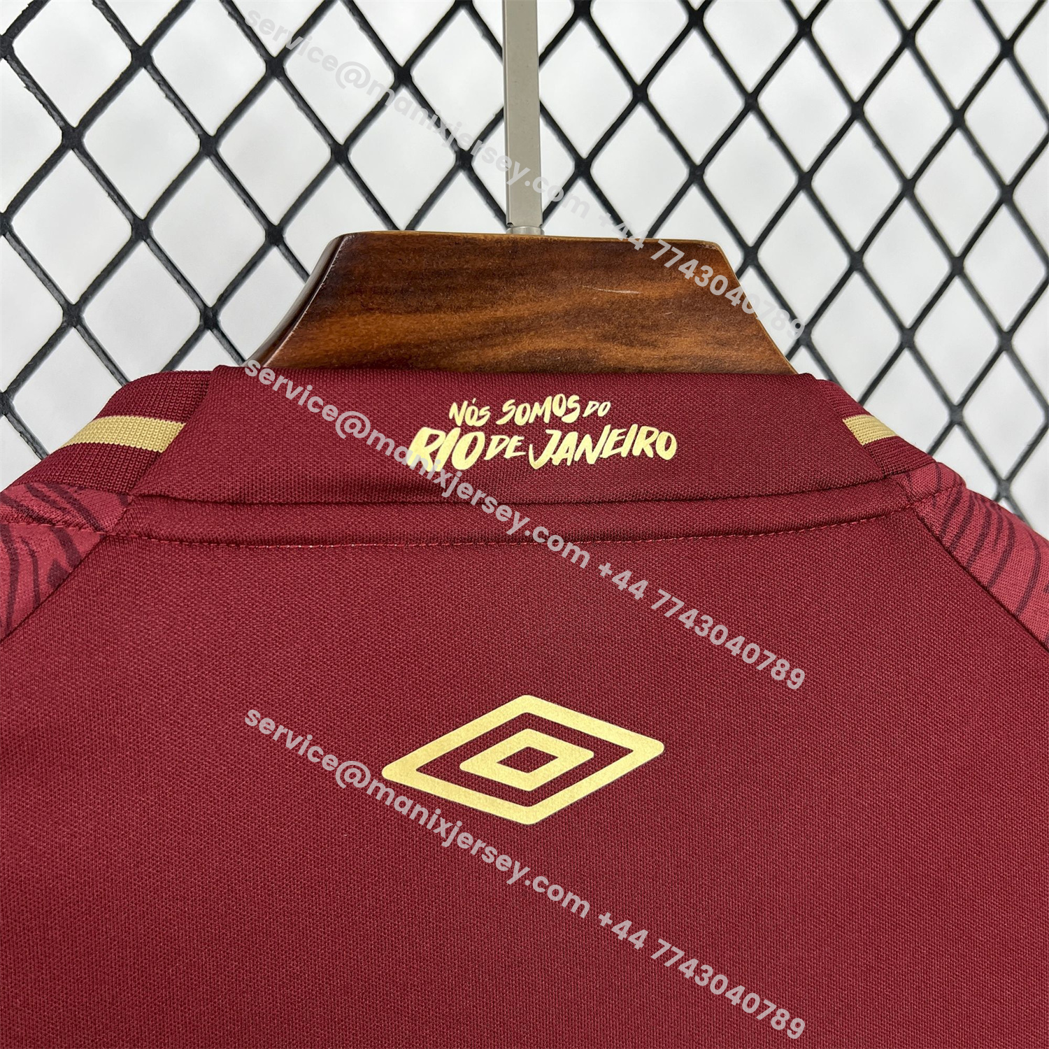 ManixJersey.com | Fluminense 25-26 Third Red Jersey - Fans Version -Customize Name, Number and Patch | Worldwide Shipping