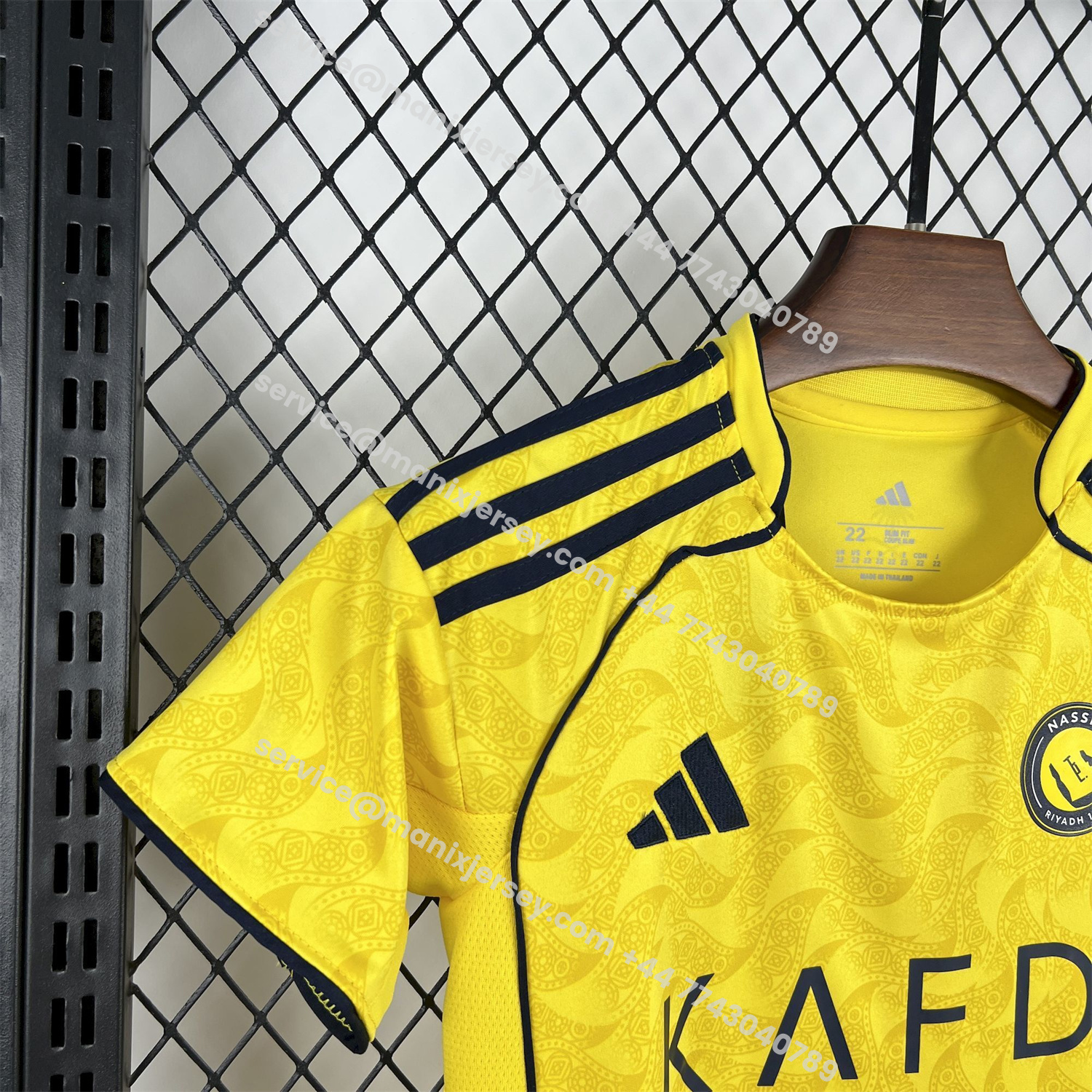 ManixJersey.com | Al Nassr Riyadh Victory 25-26 Home Kids Kit -Customize Name, Number and Patch | Worldwide Shipping