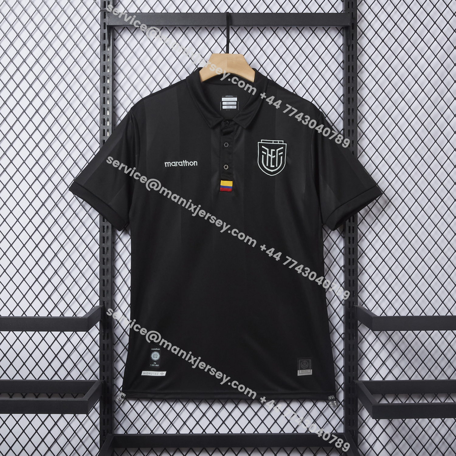 ManixJersey.com | Ecuador 2025 Centenary Black Special Jersey - Fans Version -Customize Name, Number and Patch | Worldwide Shipping