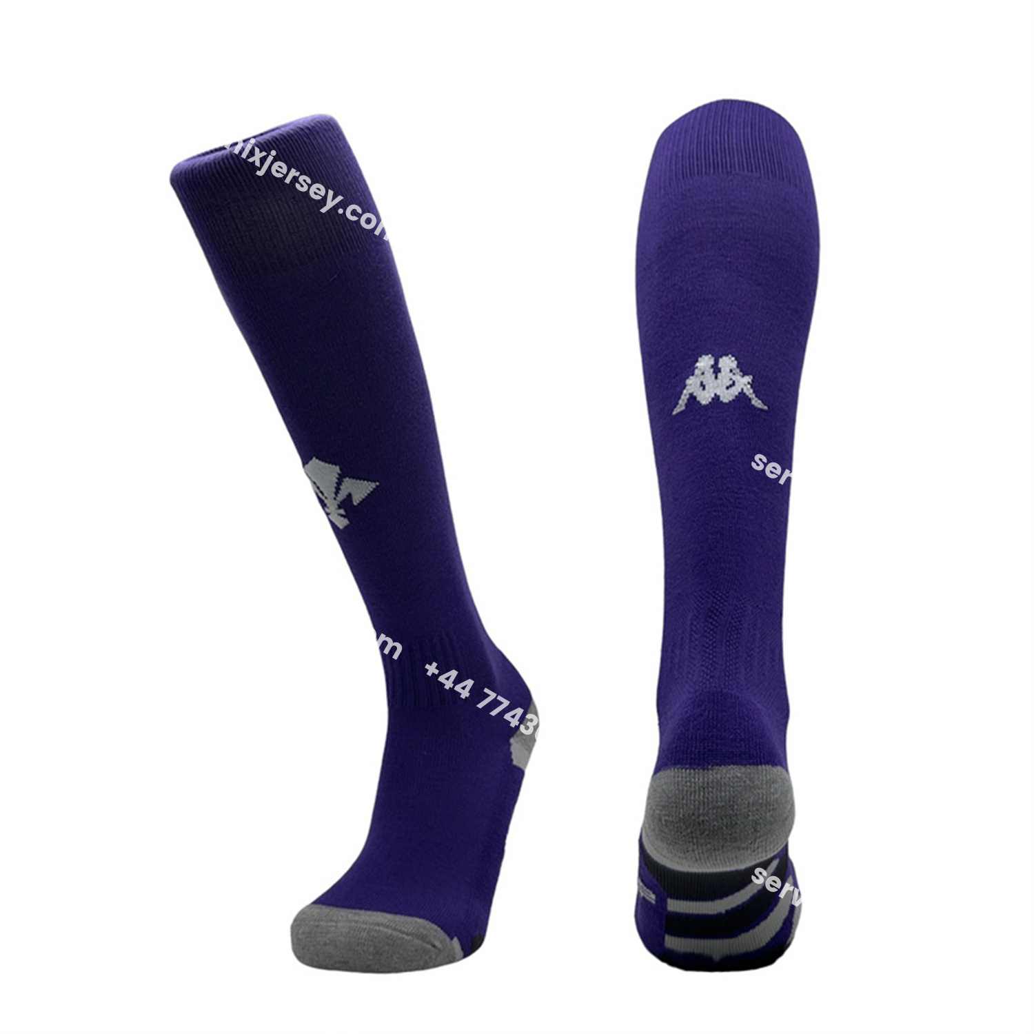 ManixJersey.com | Fiorentina 25-26 Home Socks - Blue -Customize Name, Number and Patch | Worldwide Shipping