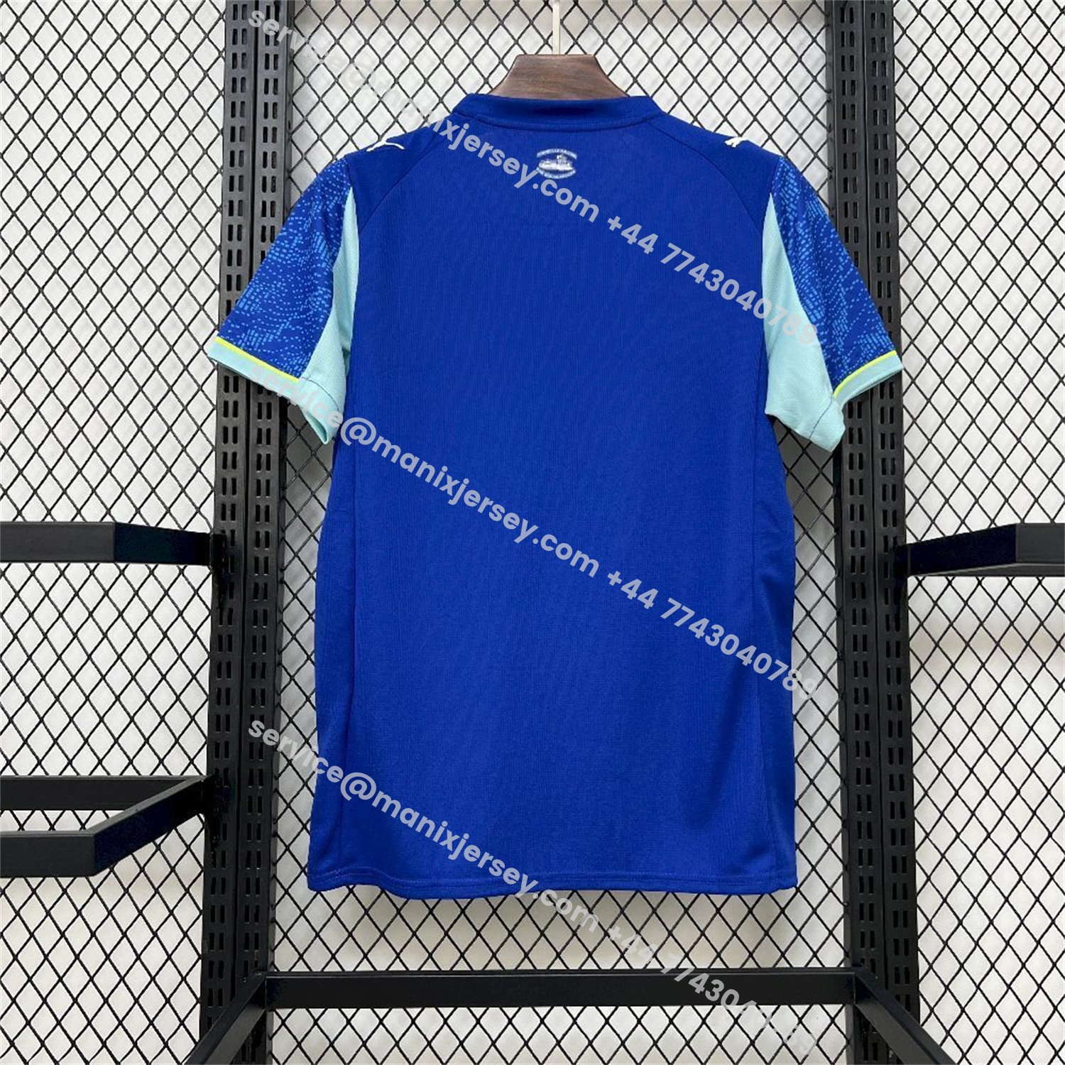 ManixJersey.com | Marseille 25-26 Third Blue Jersey - Fans Version -Customize Name, Number and Patch | Worldwide Shipping