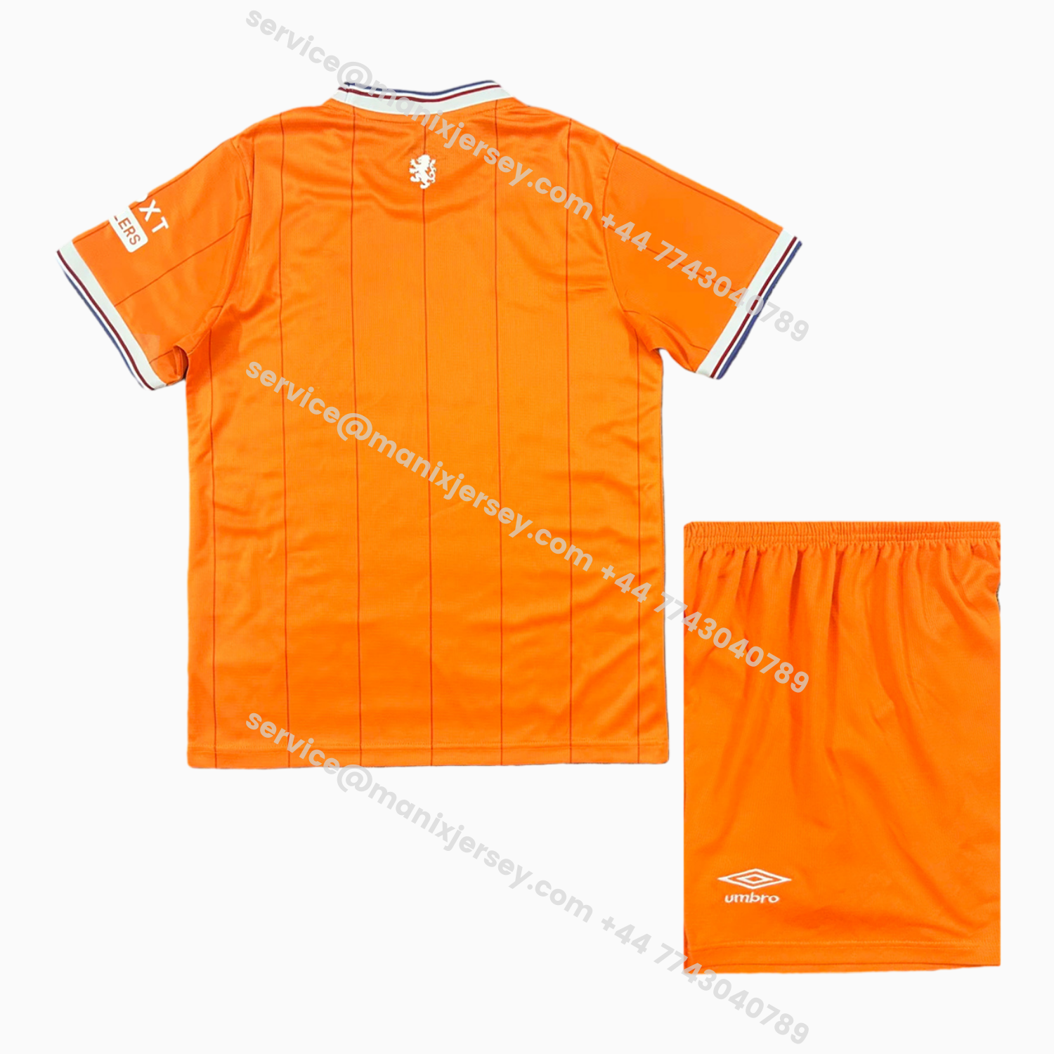 ManixJersey.com | Glasgow Rangers 25-26 Fourth Kids Kit -Customize Name, Number and Patch | Worldwide Shipping