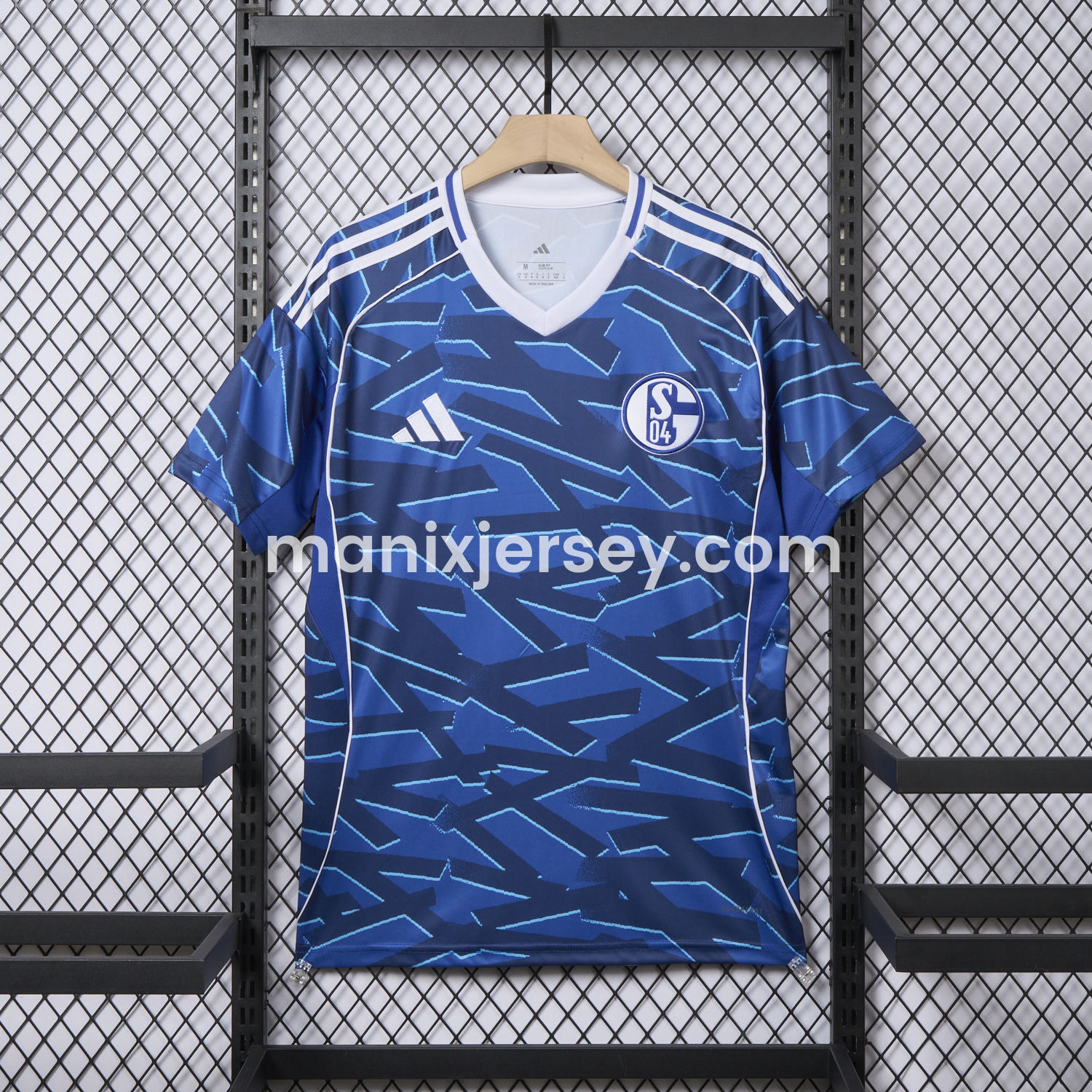 ManixJersey.com | Schalke 04 25-26 Home(Leaked Version) Jersey - Fans Version -Customize Name, Number and Patch | Worldwide Shipping