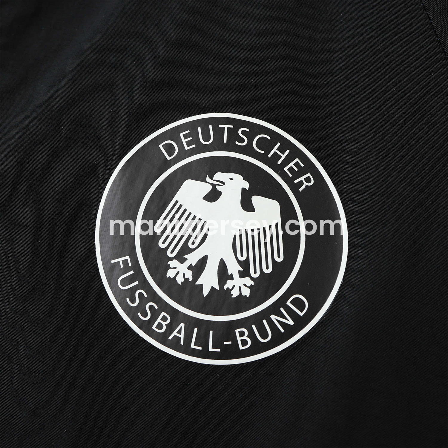 ManixJersey.com | Retro Germany 1990 Double Sided Reversible Windbreaker - White & Black -Customize Name, Number and Patch | Worldwide Shipping