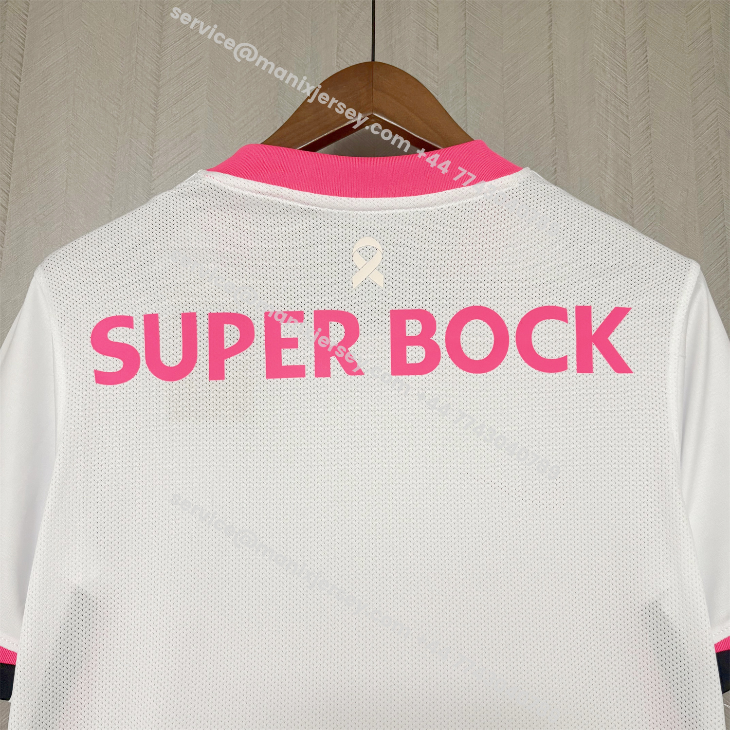 ManixJersey.com | Sporting CP 25-26 Pink And White Special Jersey - Fans Version -Customize Name, Number and Patch | Worldwide Shipping