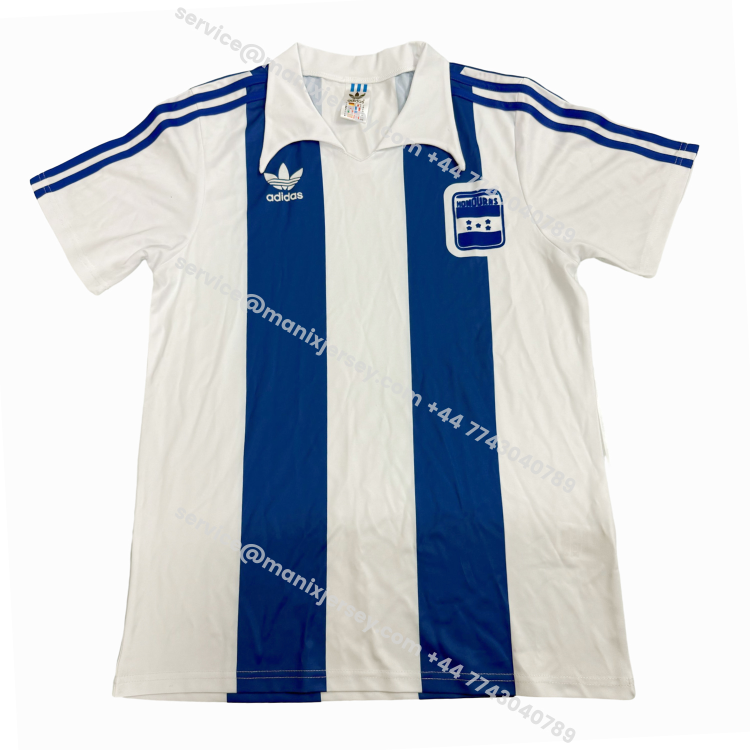 ManixJersey.com | Retro Honduras 1980-82 Away Jersey -Customize Name, Number and Patch | Worldwide Shipping