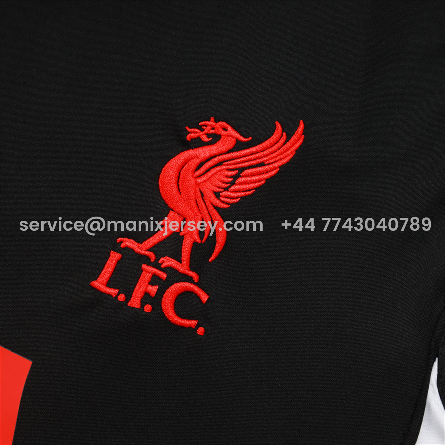 ManixJersey.com | Liver.pool 25-26 Vest Training Set - Black Vest & Black Shorts -Customize Name, Number and Patch | Worldwide Shipping