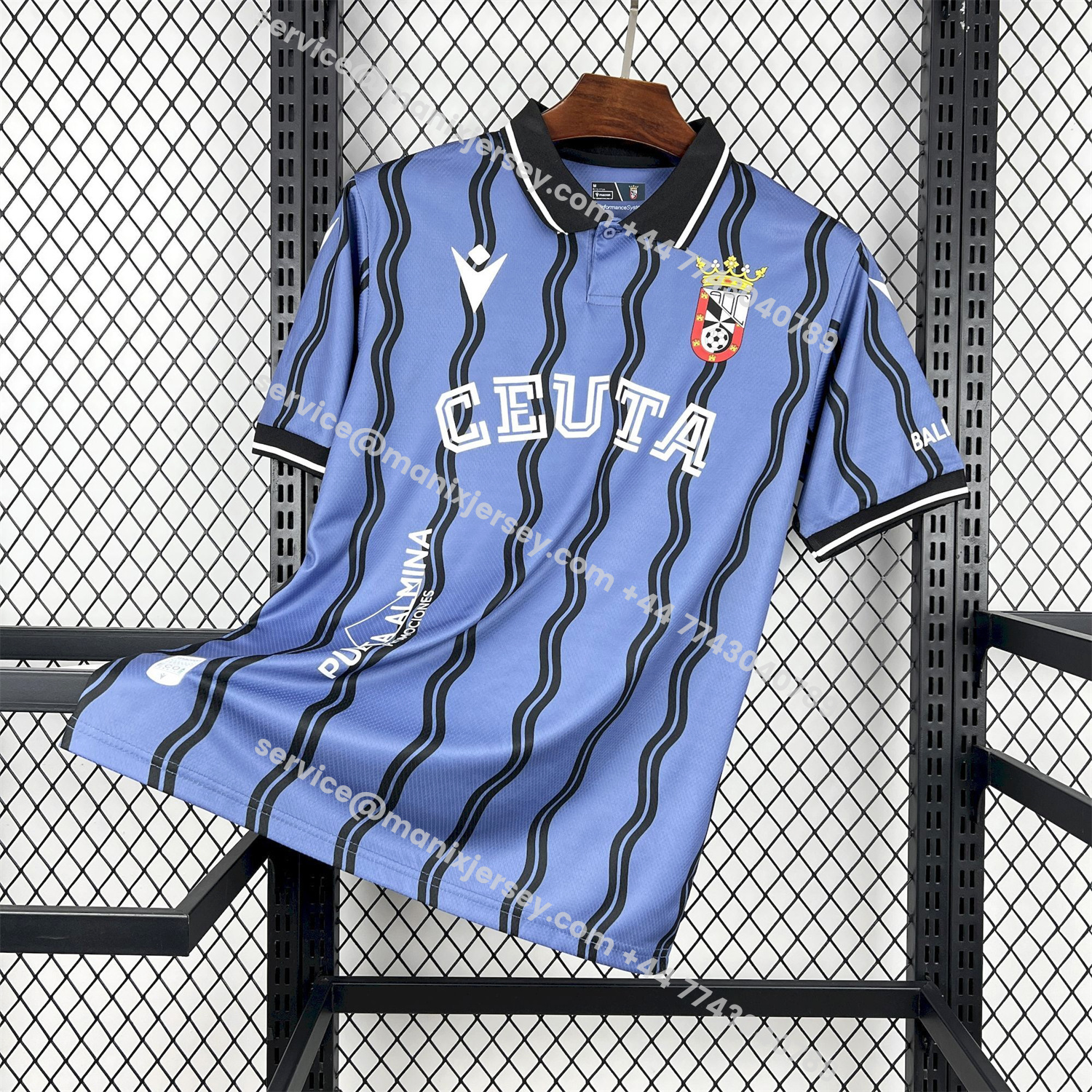 ManixJersey.com | AD Ceuta 25-26 Away Jersey - Fans Version -Customize Name, Number and Patch | Worldwide Shipping