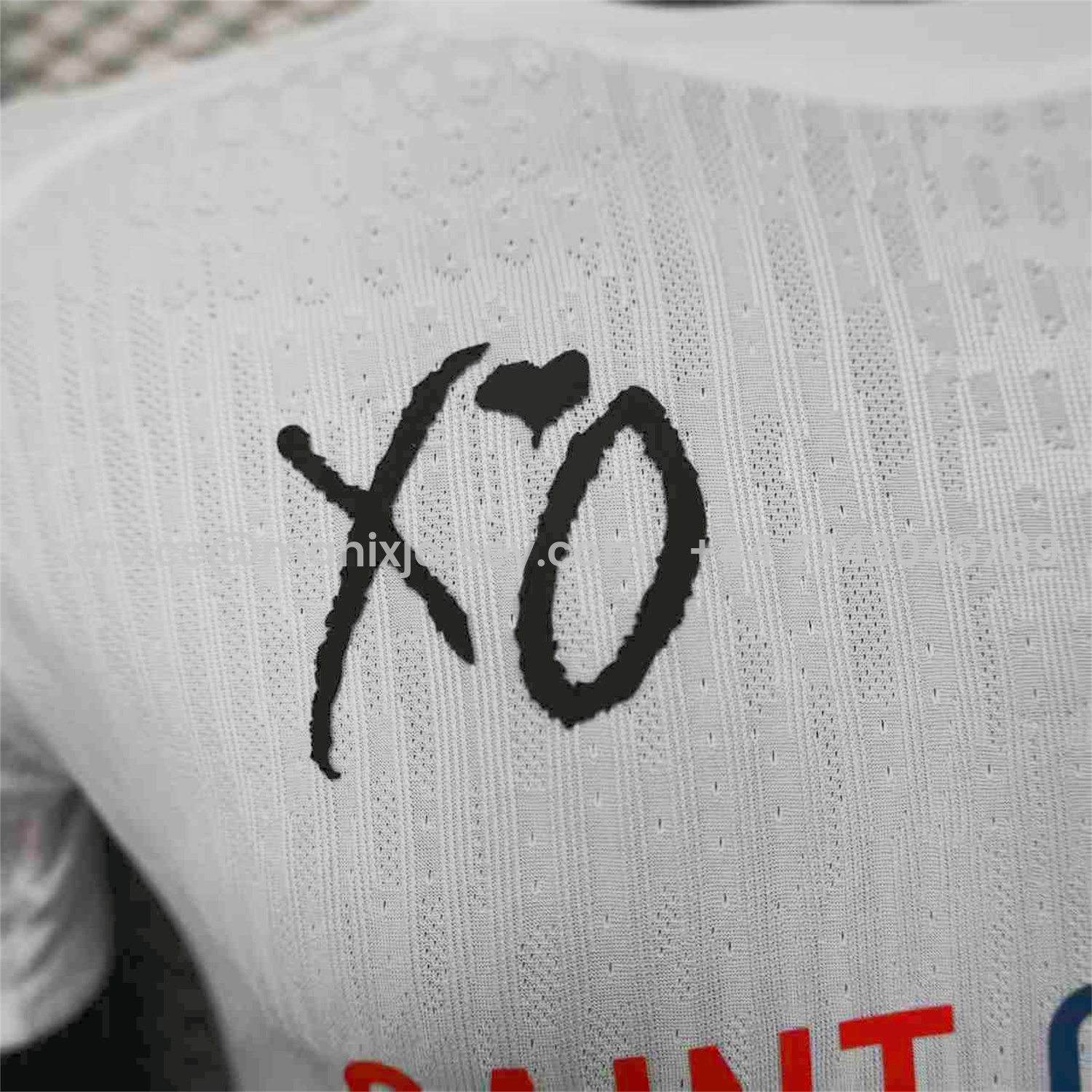 ManixJersey.com | Paris Saint-Germain PSG 25-26 White XO Special Jersey - Player Version -Customize Name, Number and Patch | Worldwide Shipping
