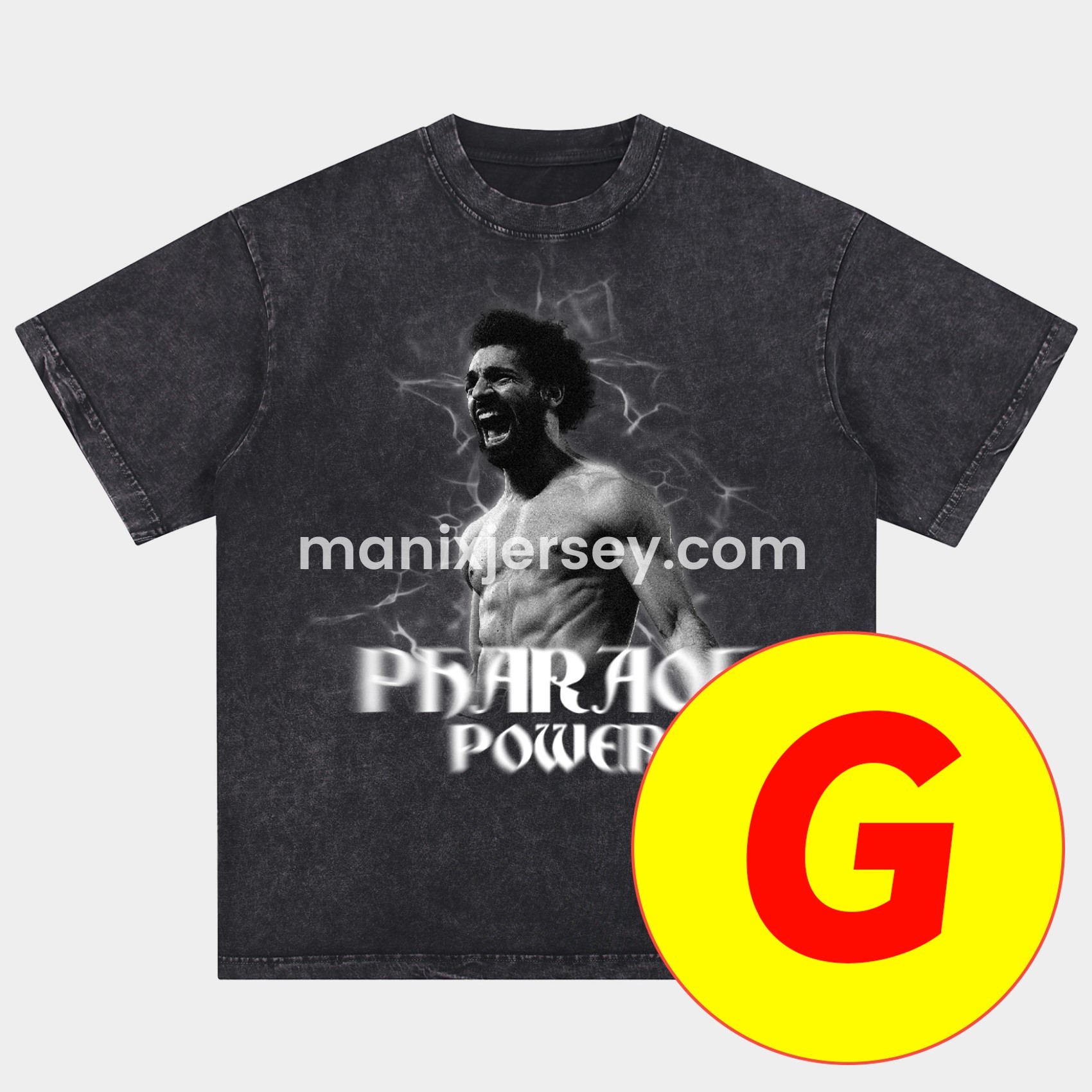 ManixJersey.com | Salah Liverpool Klopp Arnold Oversized Washed T-Shirt -Customize Name, Number and Patch | Worldwide Shipping