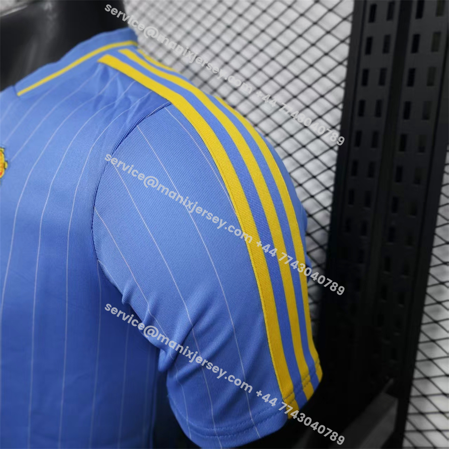 ManixJersey.com | Manchester United 25-26 Icon Travel Special Edition Blue Jersey - Player Version -Customize Name, Number and Patch | Worldwide Shipping