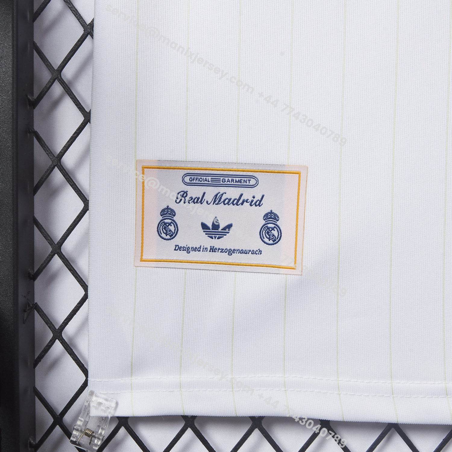 ManixJersey.com | Real Madrid 25-26 Trefoil White Travel Jersey - Player Version -Customize Name, Number and Patch | Worldwide Shipping