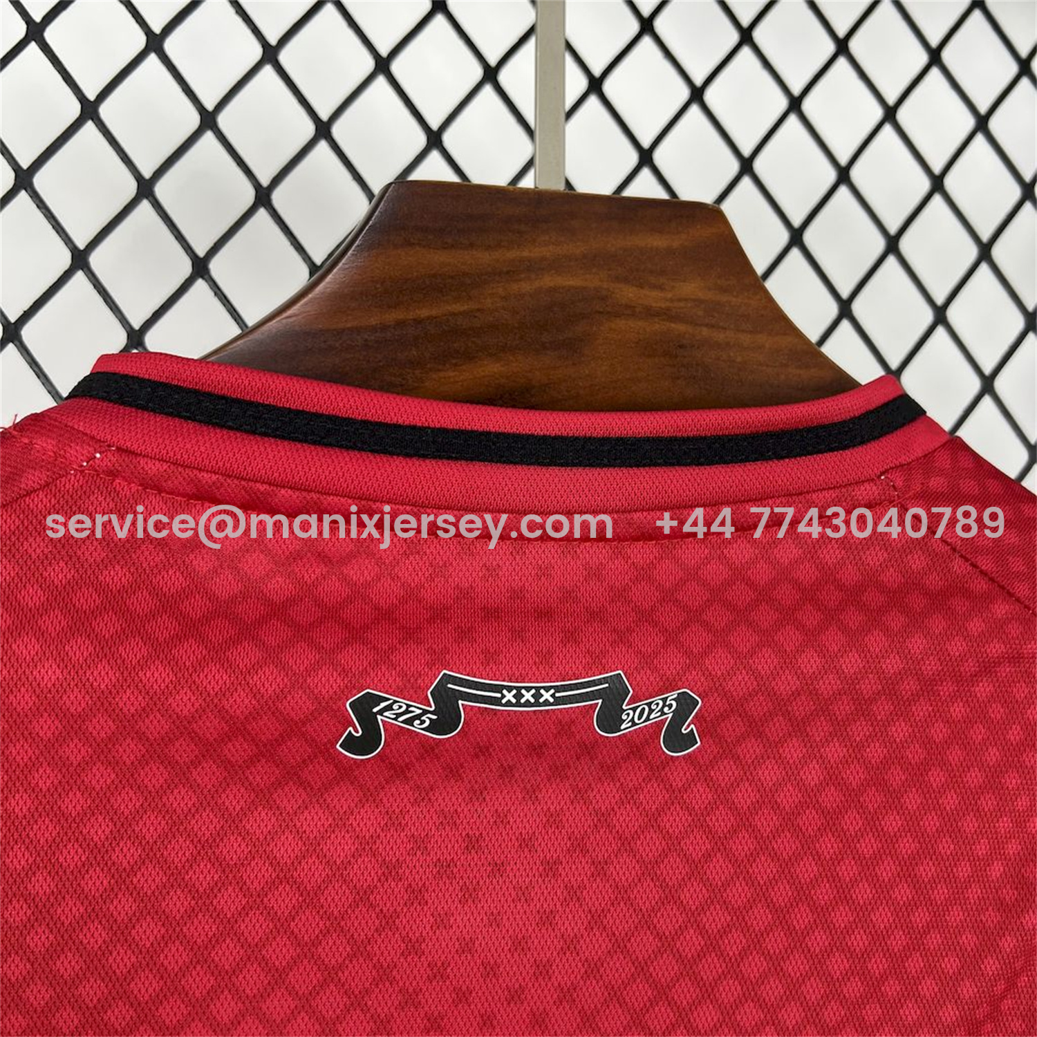 ManixJersey.com | Ajax 25-26 Home Jersey - Fans Version -Customize Name, Number and Patch | Worldwide Shipping