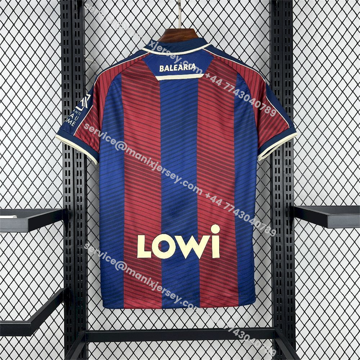 ManixJersey.com | Levante UD 25-26 Home Jersey - Fans Version -Customize Name, Number and Patch | Worldwide Shipping