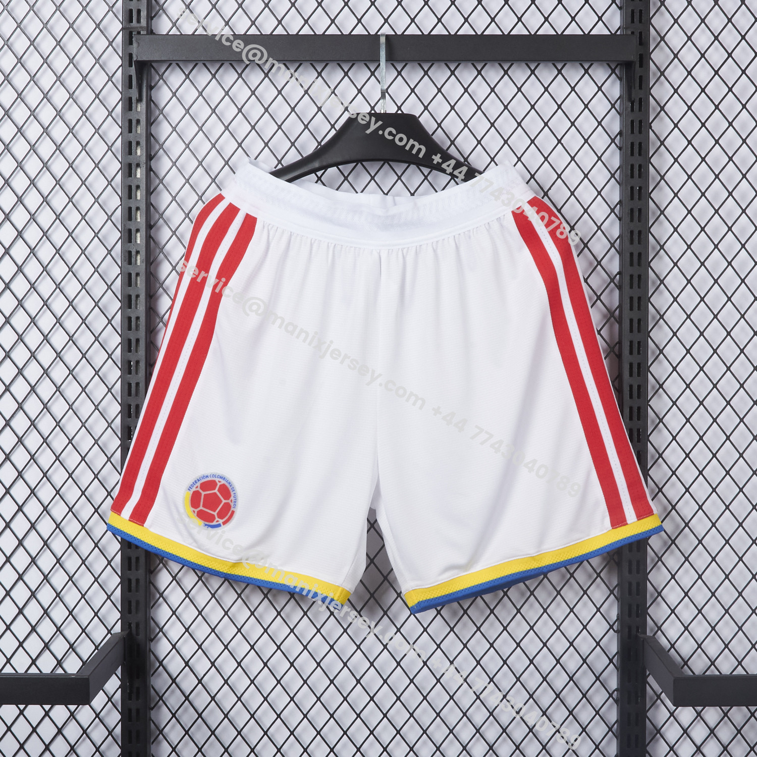 ManixJersey.com | Colombia 2026 White Shorts - Player Version -Customize Name, Number and Patch | Worldwide Shipping