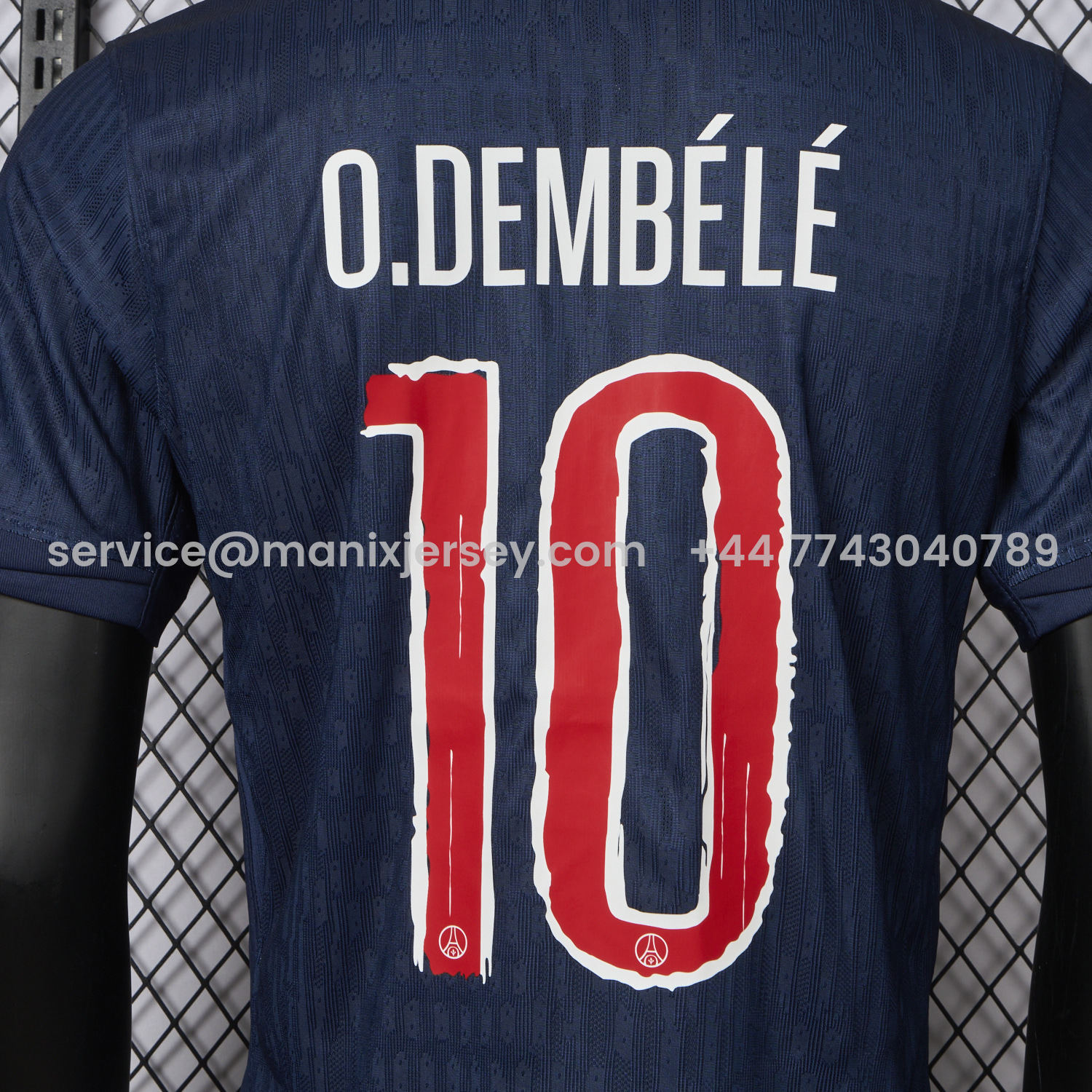 ManixJersey.com | Paris Saint-Germain PSG 24-25 Home Champions League Final Jersey - Player Version -Customize Name, Number and Patch | Worldwide Shipping