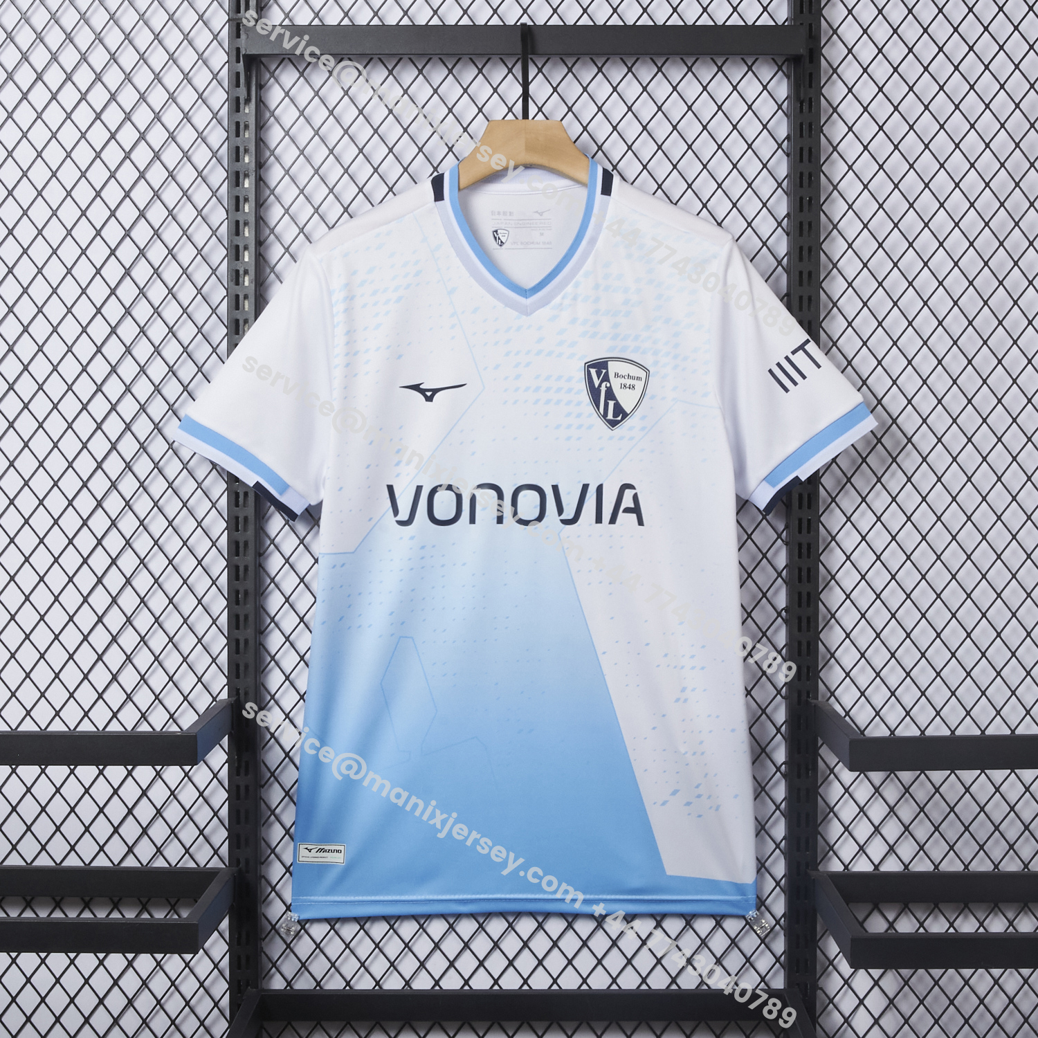 ManixJersey.com | VfL Bochum 25-26 Away White Jersey - Fans Version -Customize Name, Number and Patch | Worldwide Shipping