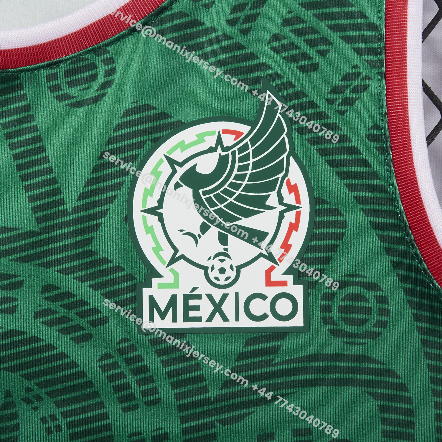 ManixJersey.com | Women's Mexico 2026 Home Yoga Vest -Customize Name, Number and Patch | Worldwide Shipping
