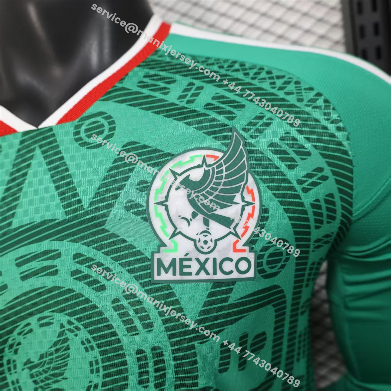 ManixJersey.com | Mexico 25-26 Home Long Sleeves Jersey (Leaked Version) - Player Version -Customize Name, Number and Patch | Worldwide Shipping