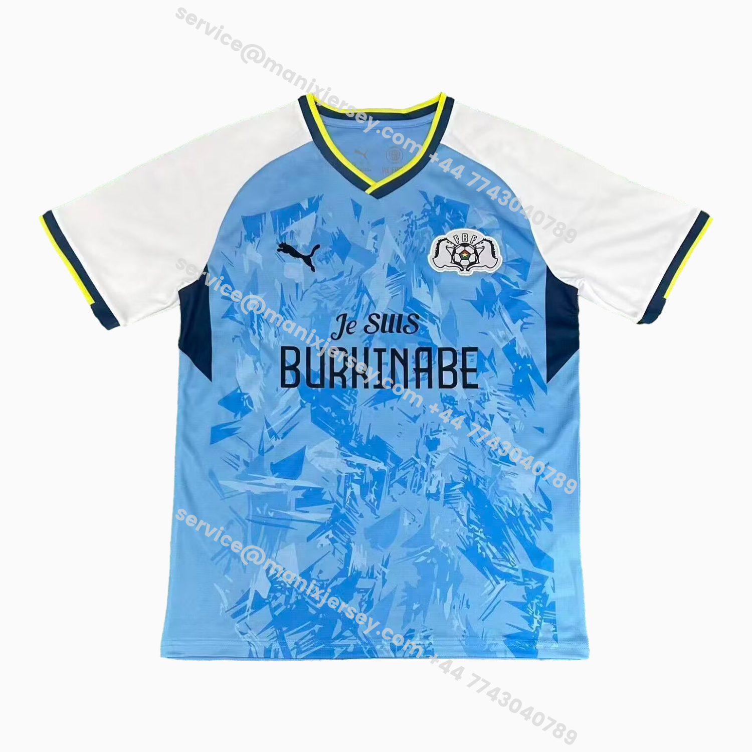 ManixJersey.com | Burkina Faso 2026 Blue Special Jersey - Fans Version -Customize Name, Number and Patch | Worldwide Shipping