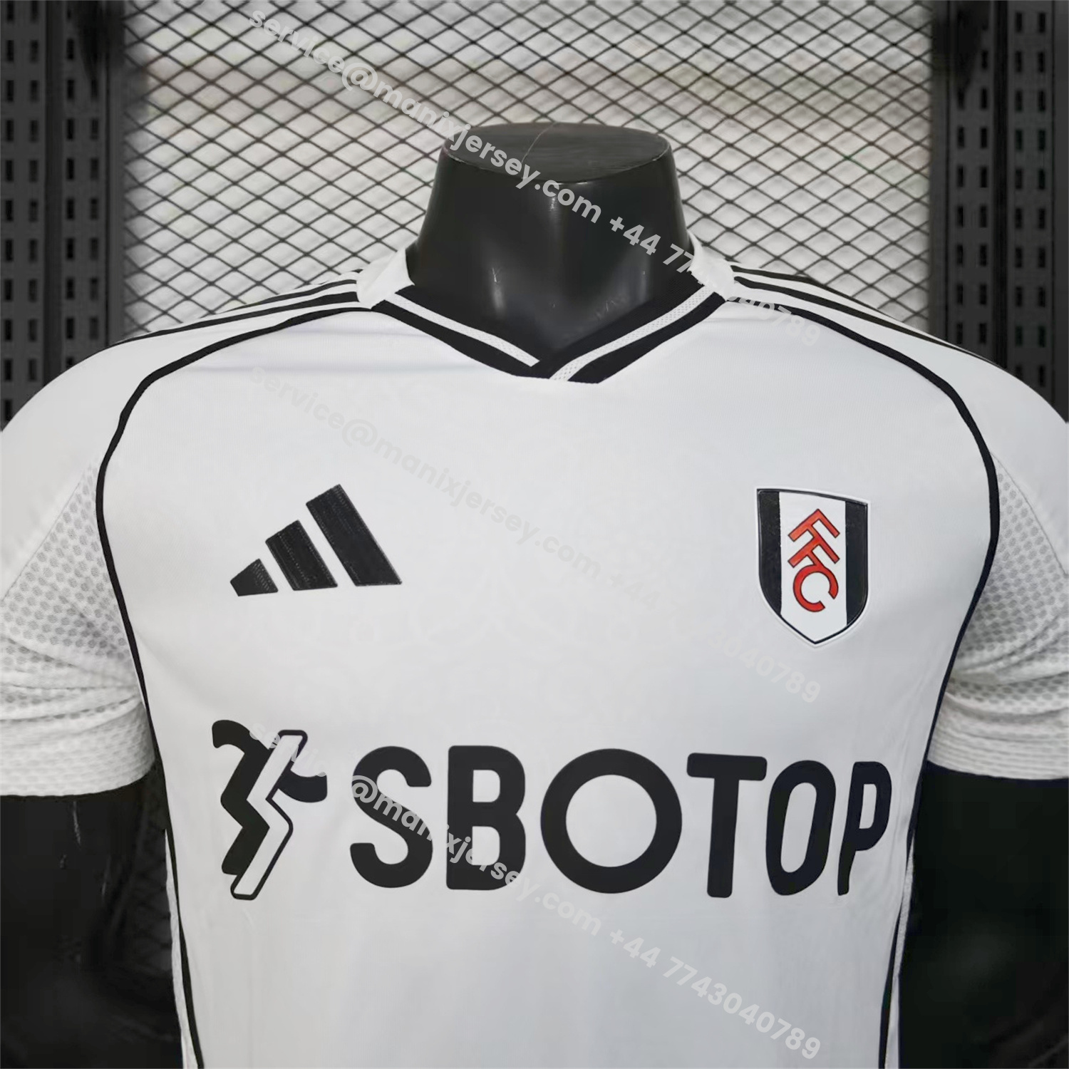 ManixJersey.com | Fulham 25-26 Home Jersey - Player Version -Customize Name, Number and Patch | Worldwide Shipping