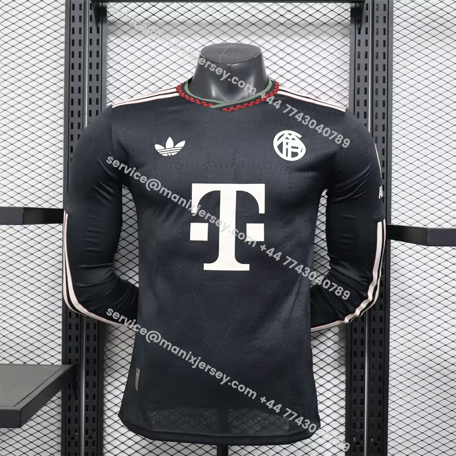 ManixJersey.com | Bayern Munich 25-26 Third Long Sleeves Jersey - Player Version -Customize Name, Number and Patch | Worldwide Shipping