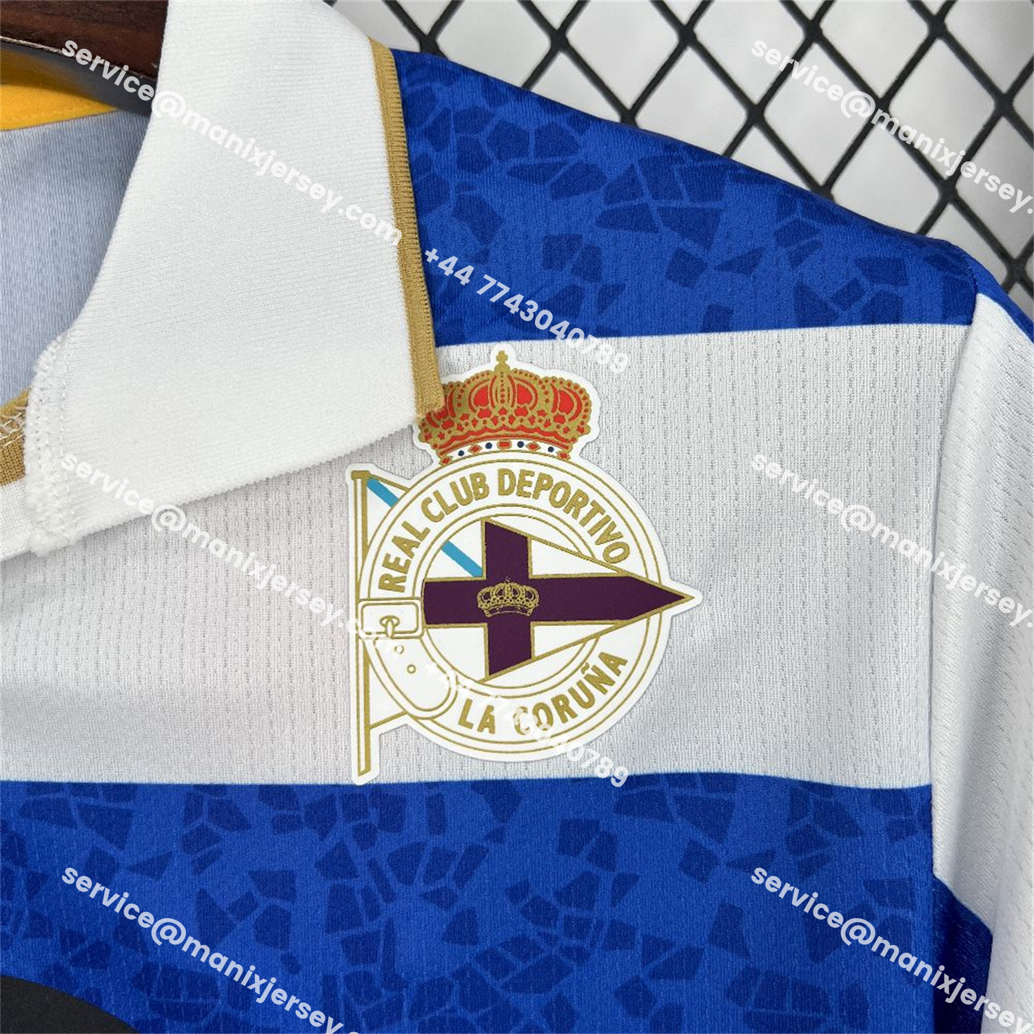 ManixJersey.com | Deportivo de La Coruña 25-26 Home Jersey - Fans Version -Customize Name, Number and Patch | Worldwide Shipping