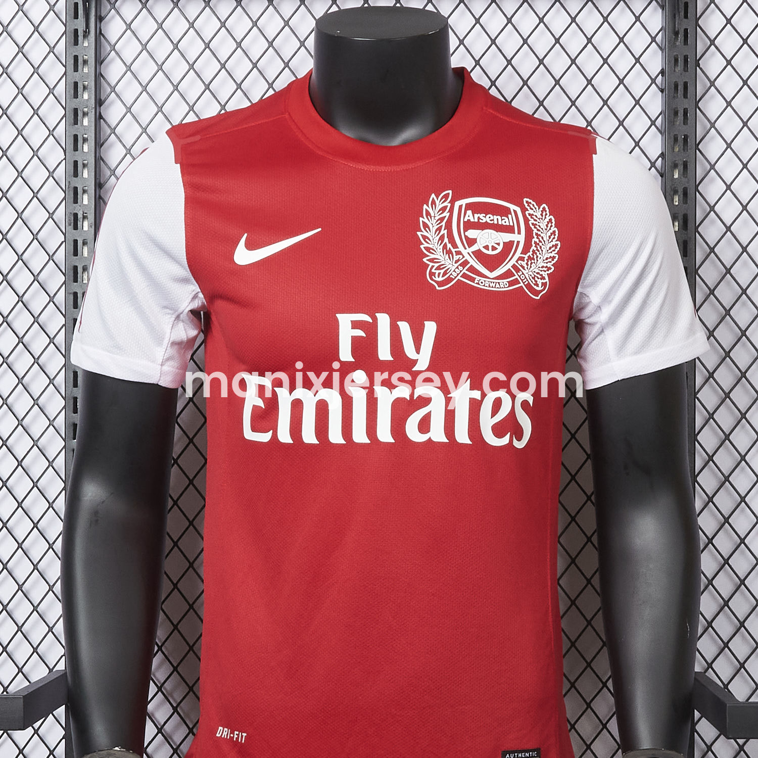 ManixJersey.com | Retro Arsenal 2011-12 Home Jersey - Player Version -Customize Name, Number and Patch | Worldwide Shipping