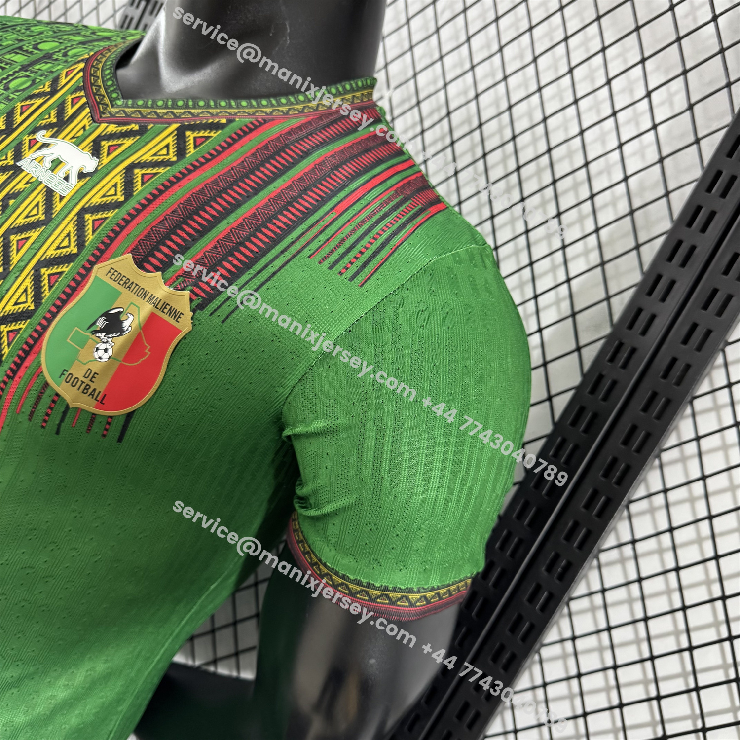 ManixJersey.com | Mali 2025 Away Green Jersey - Player Version -Customize Name, Number and Patch | Worldwide Shipping