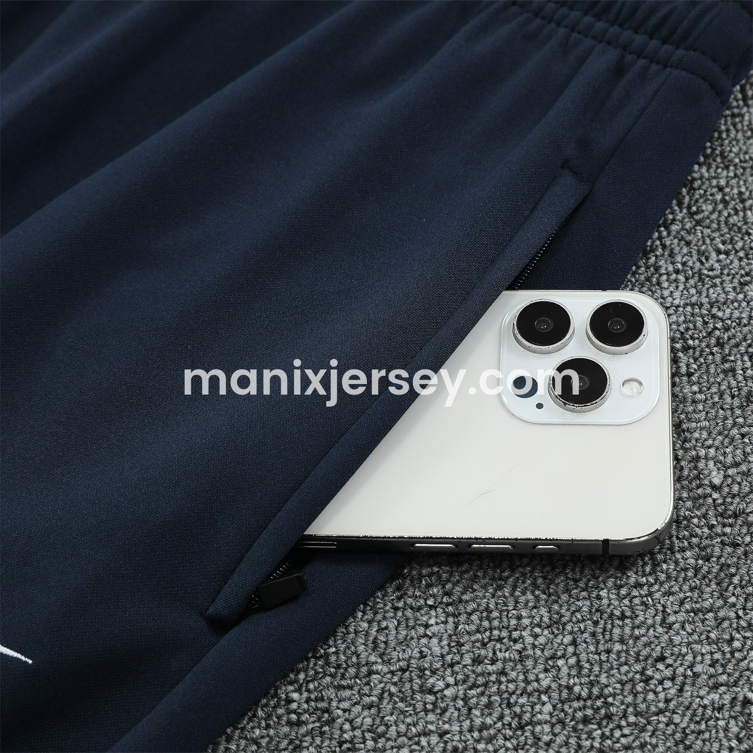 ManixJersey.com | C.H.E.L.S.E.A 25-26 POLO Short-Sleeve Training Set - Blue Top and Deep Blue Pants -Customize Name, Number and Patch | Worldwide Shipping