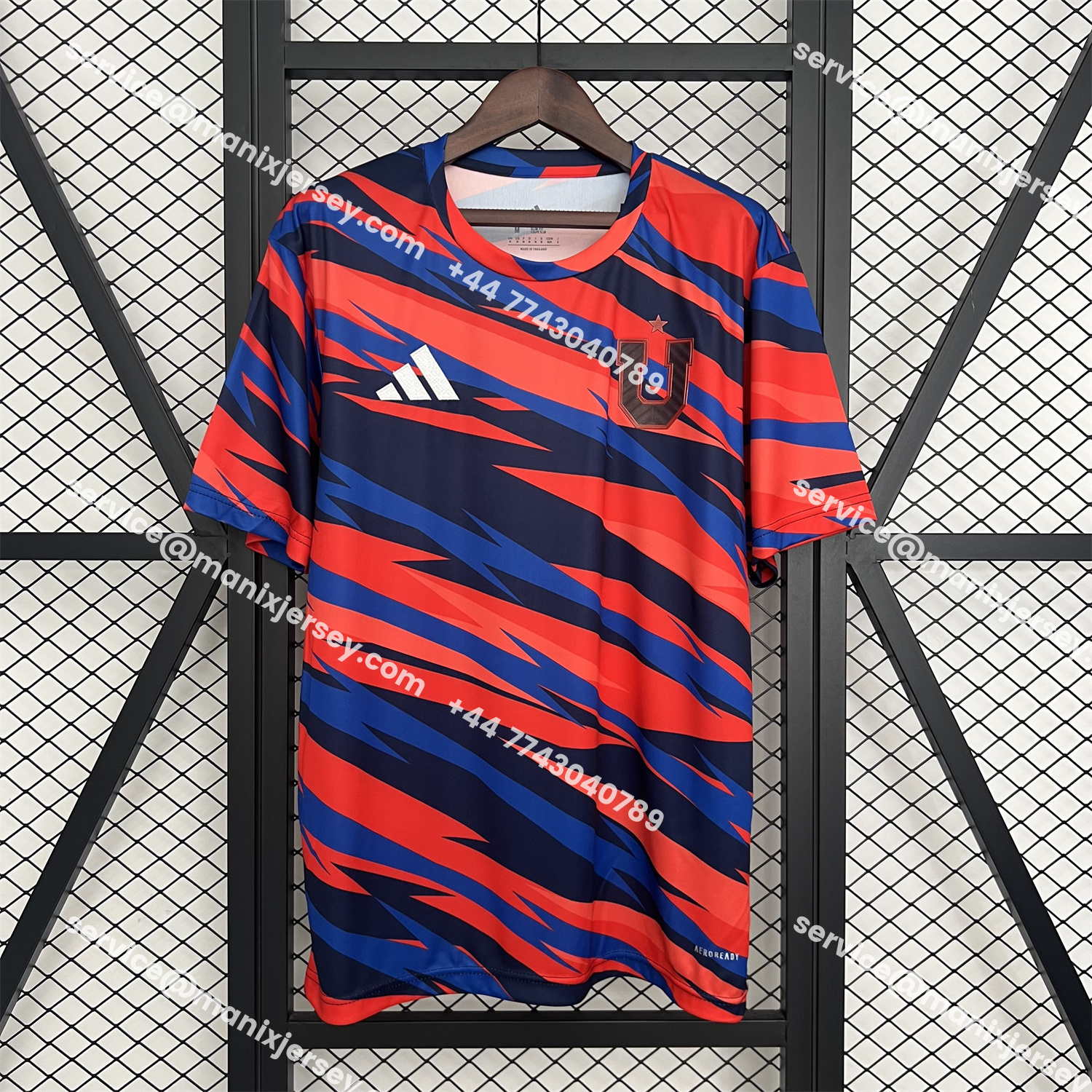 ManixJersey.com | Universidad de Chile 25-26 Red Training Jersey - Fans Version -Customize Name, Number and Patch | Worldwide Shipping