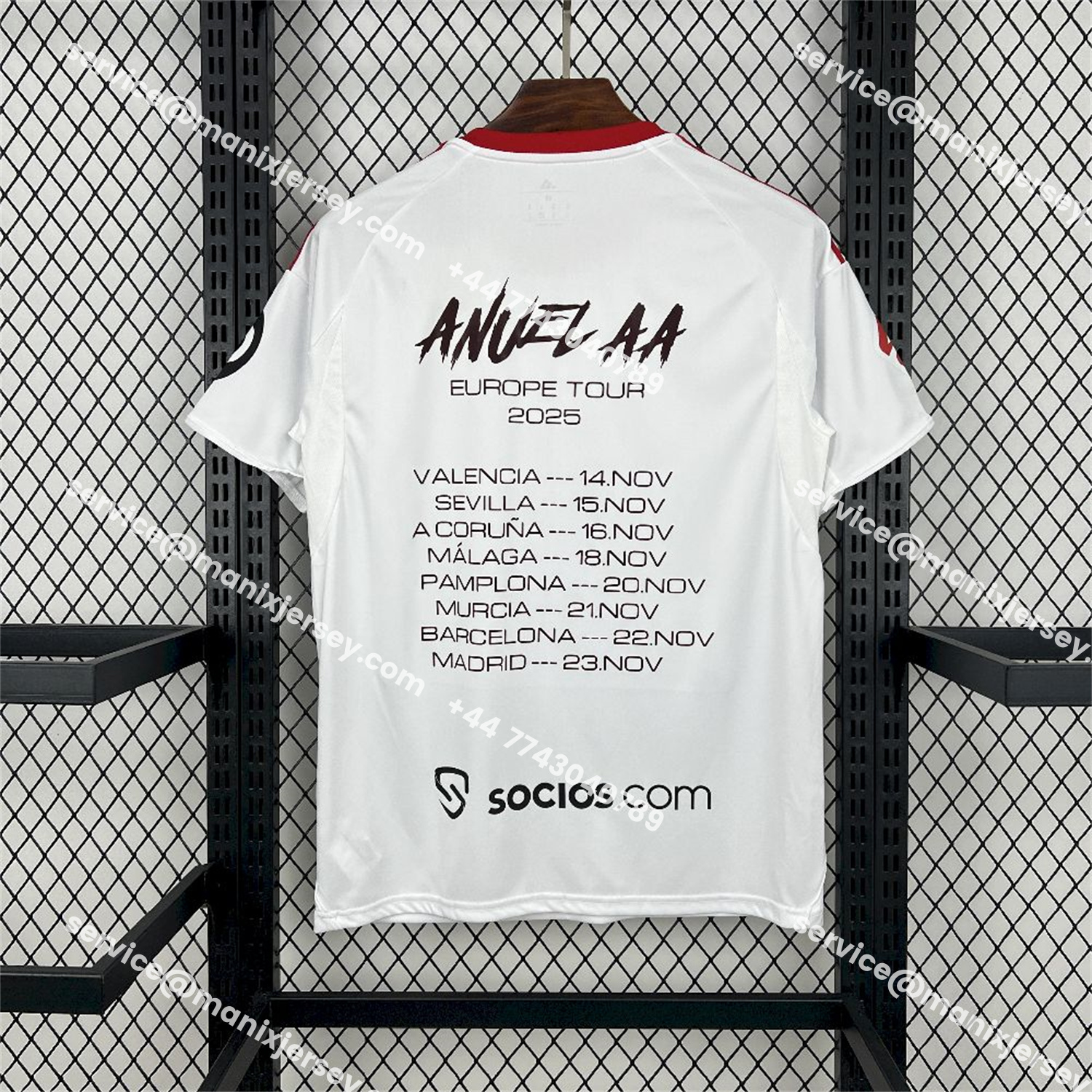 ManixJersey.com | Sevilla 25-26 Home Special Jersey - Fans Version -Customize Name, Number and Patch | Worldwide Shipping