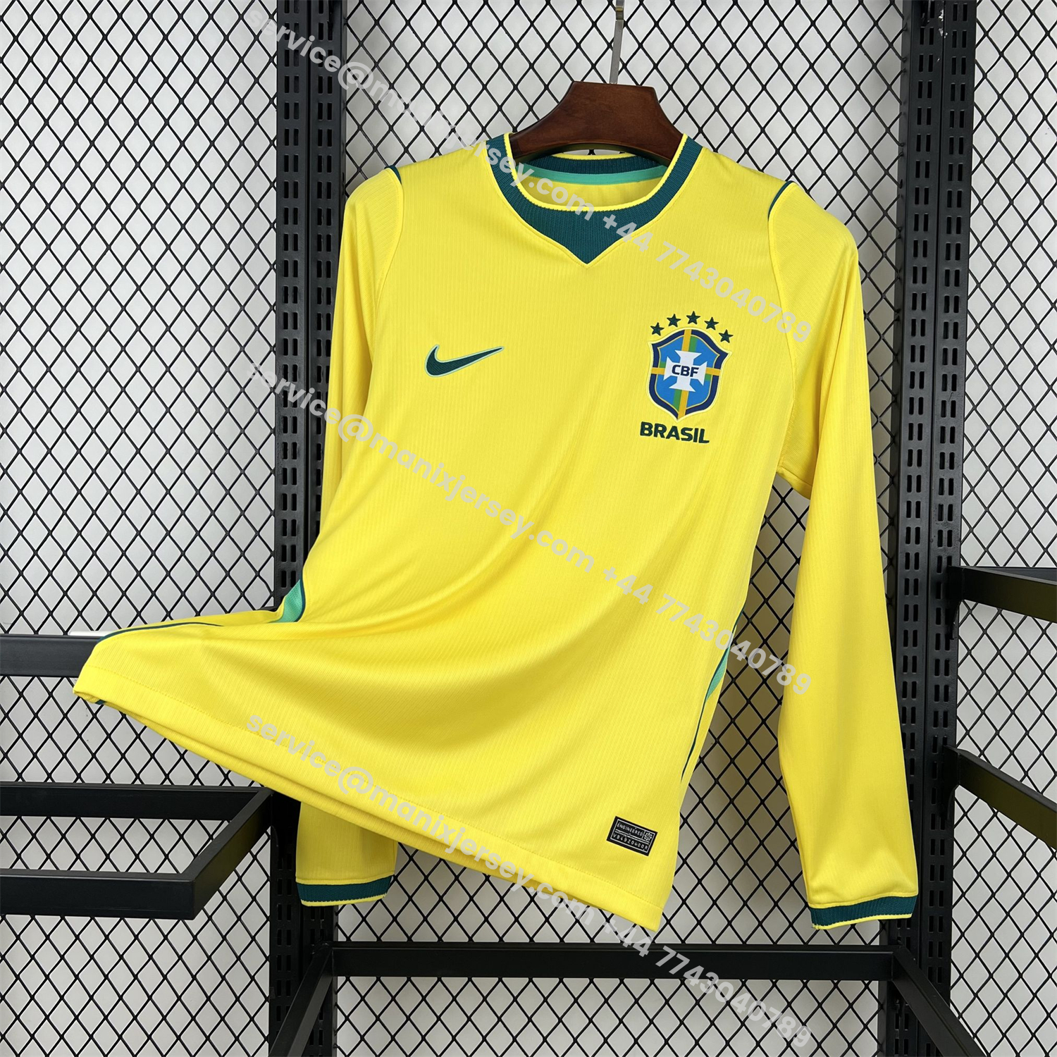Brazil 2026 Home Long Sleeve Jersey - Fans Version:football jersey mysite: unitedjerseyfootball 邓江浪:football