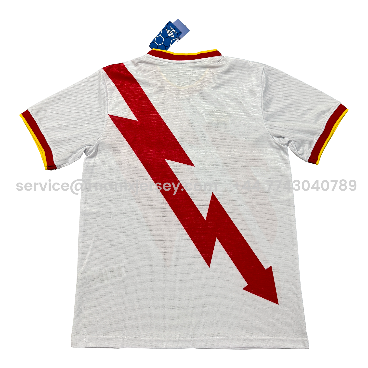 ManixJersey.com | Rayo Vallecano 25-26 Home Jersey - Fans Version -Customize Name, Number and Patch | Worldwide Shipping