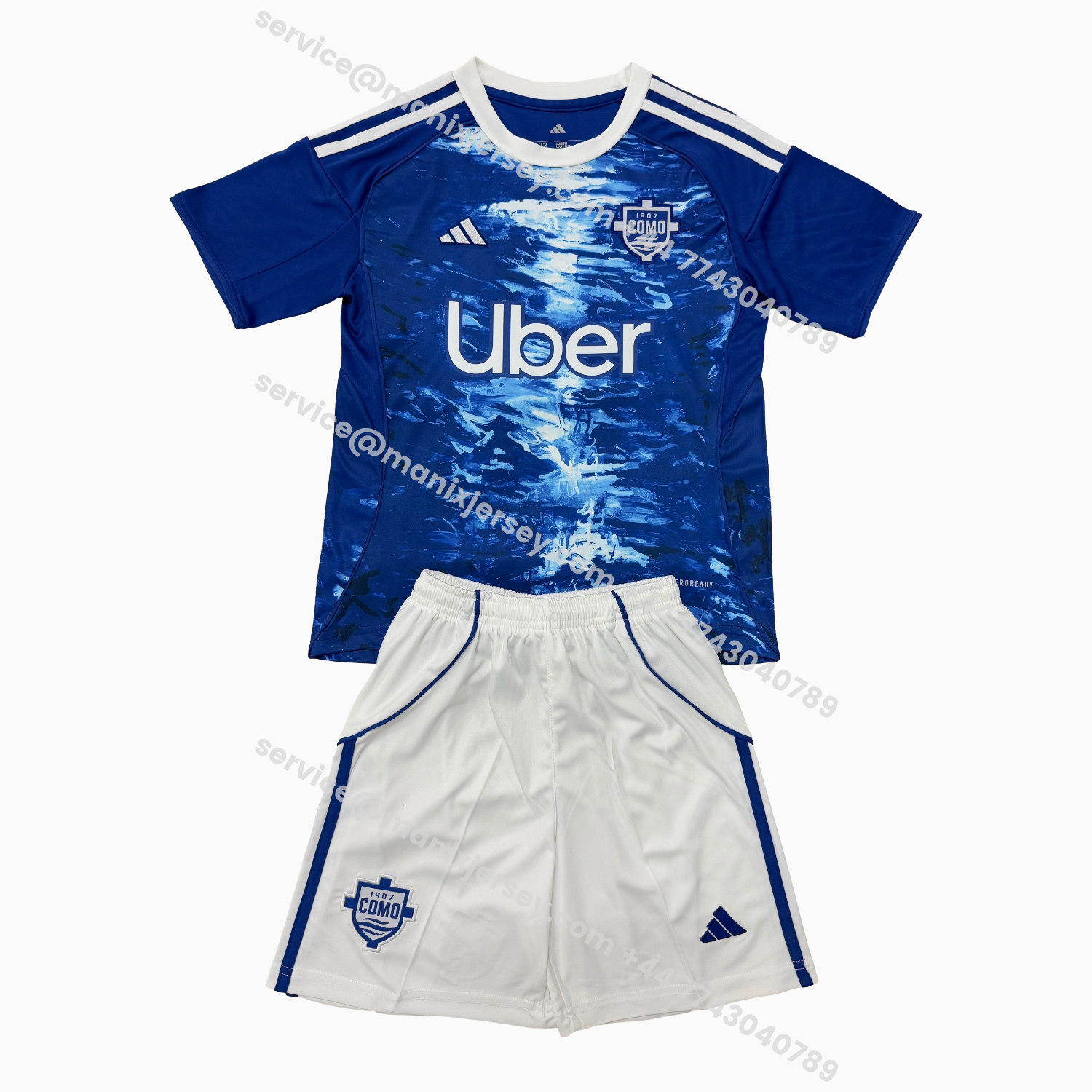 ManixJersey.com | Como 25-26 Home Men's Adult Jersey Set - Fans Version -Customize Name, Number and Patch | Worldwide Shipping