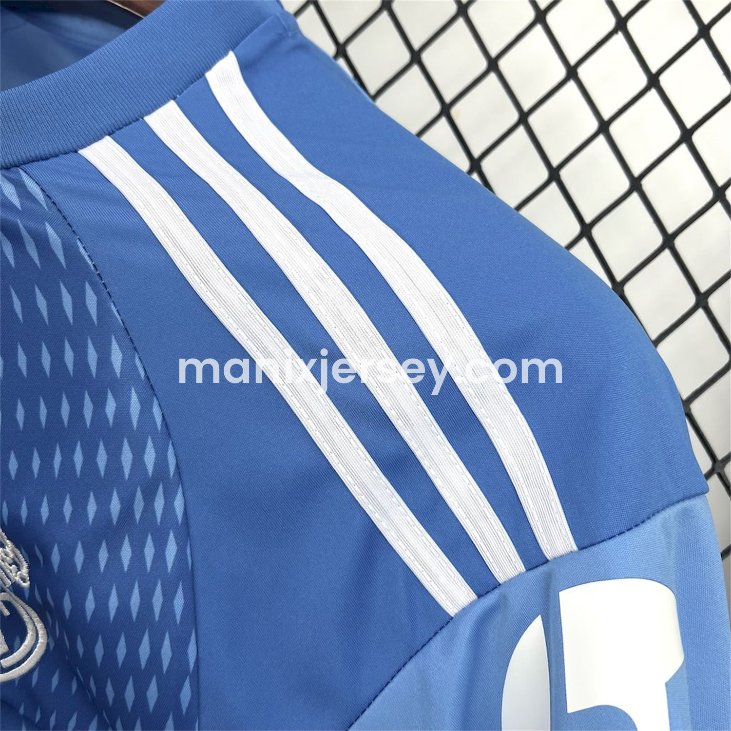 ManixJersey.com | Real Madrid 25-26 Blue Goalkeeper Jersey - Fans Version -Customize Name, Number and Patch | Worldwide Shipping