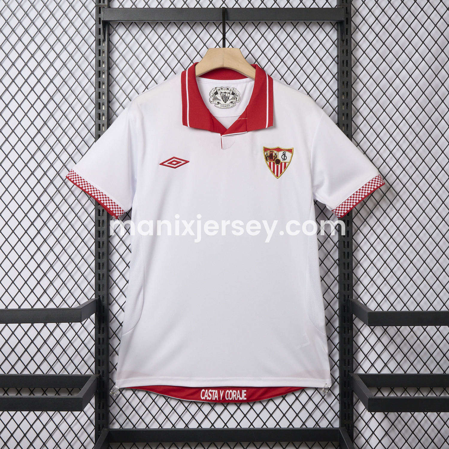 ManixJersey.com | Retro Sevilla FC 2012-13 Home Jersey -Customize Name, Number and Patch | Worldwide Shipping