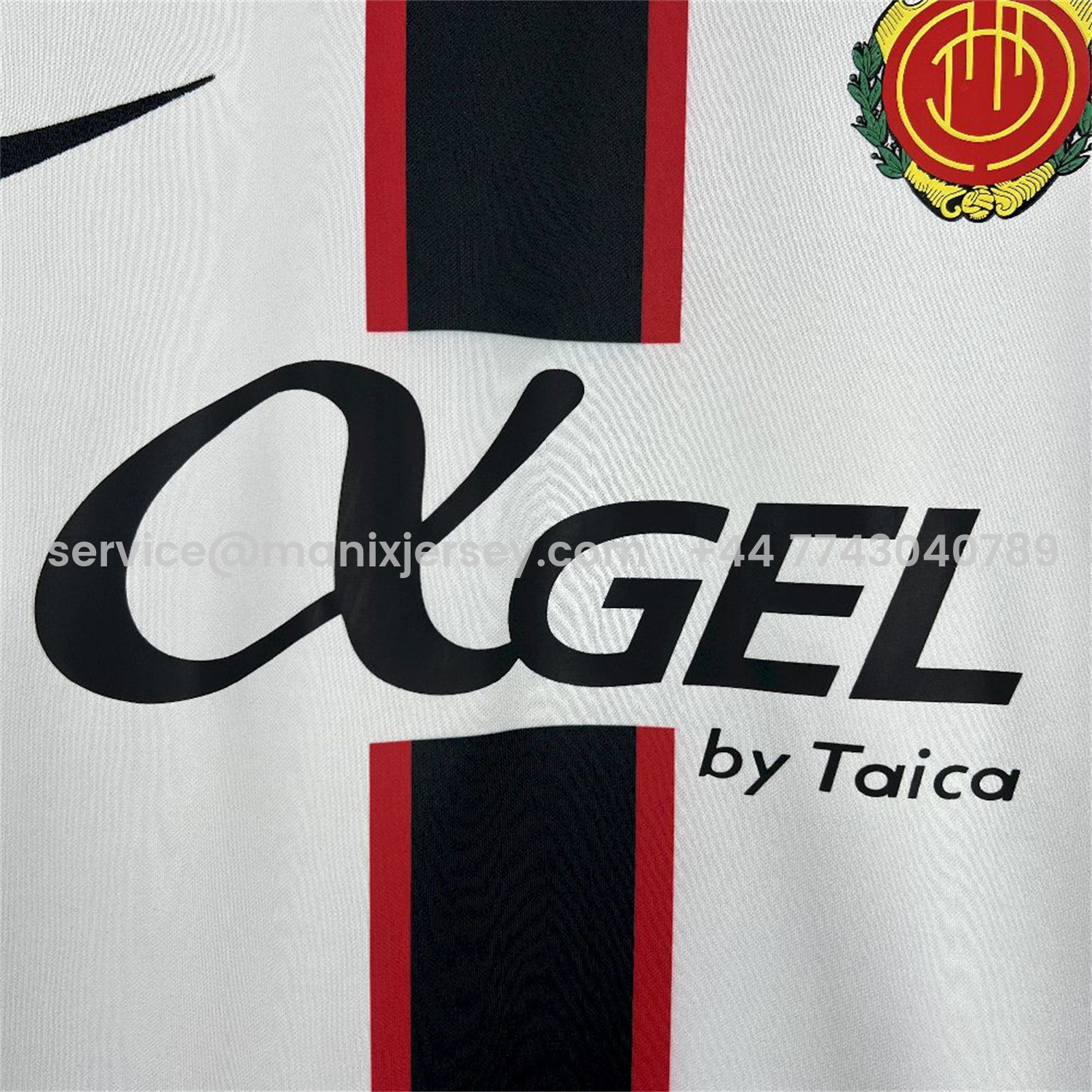 ManixJersey.com | Mallorca 25-26 Away White Jersey - Fans Version -Customize Name, Number and Patch | Worldwide Shipping