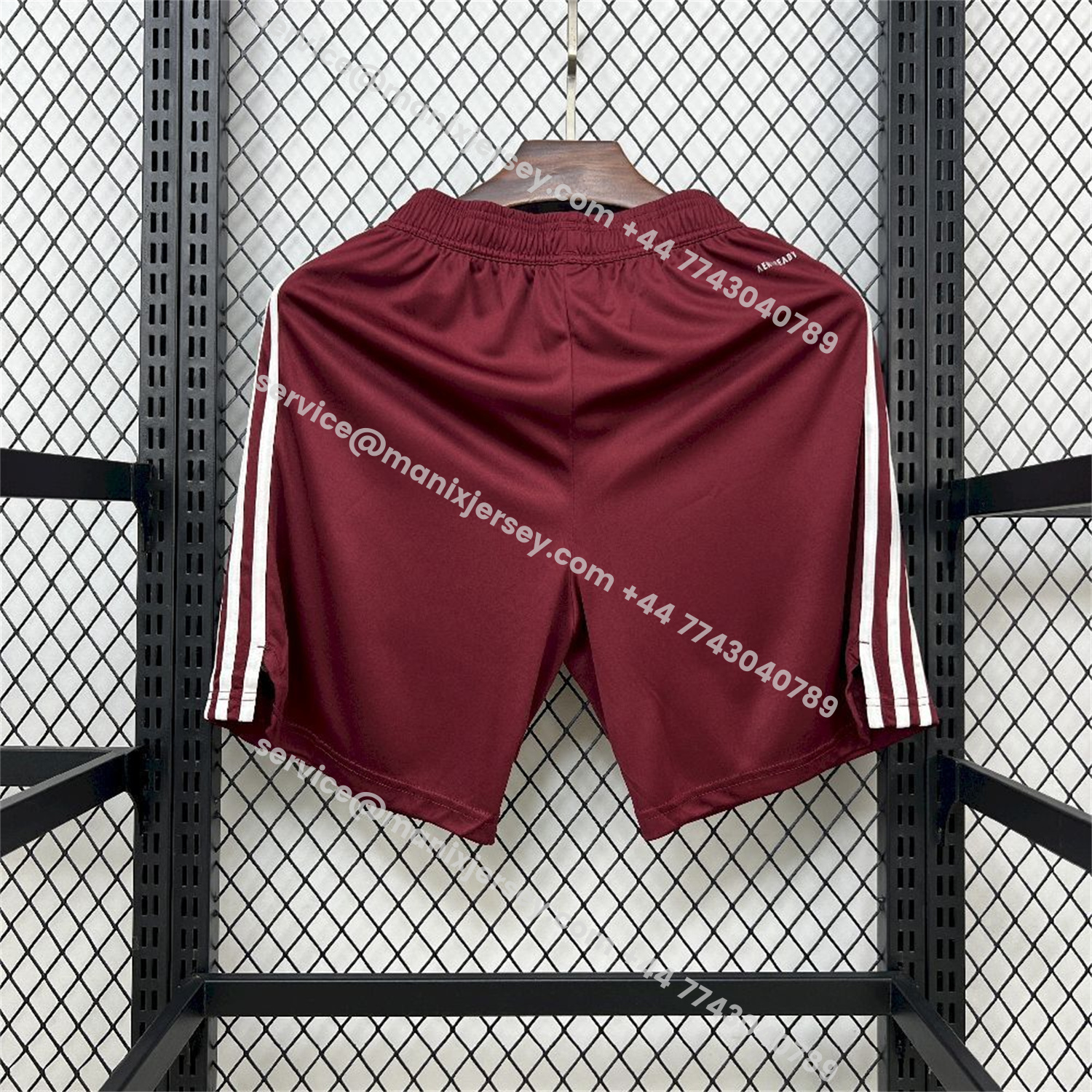 ManixJersey.com | Arsenal 25-26 Third Red Shorts - Fans Version -Customize Name, Number and Patch | Worldwide Shipping